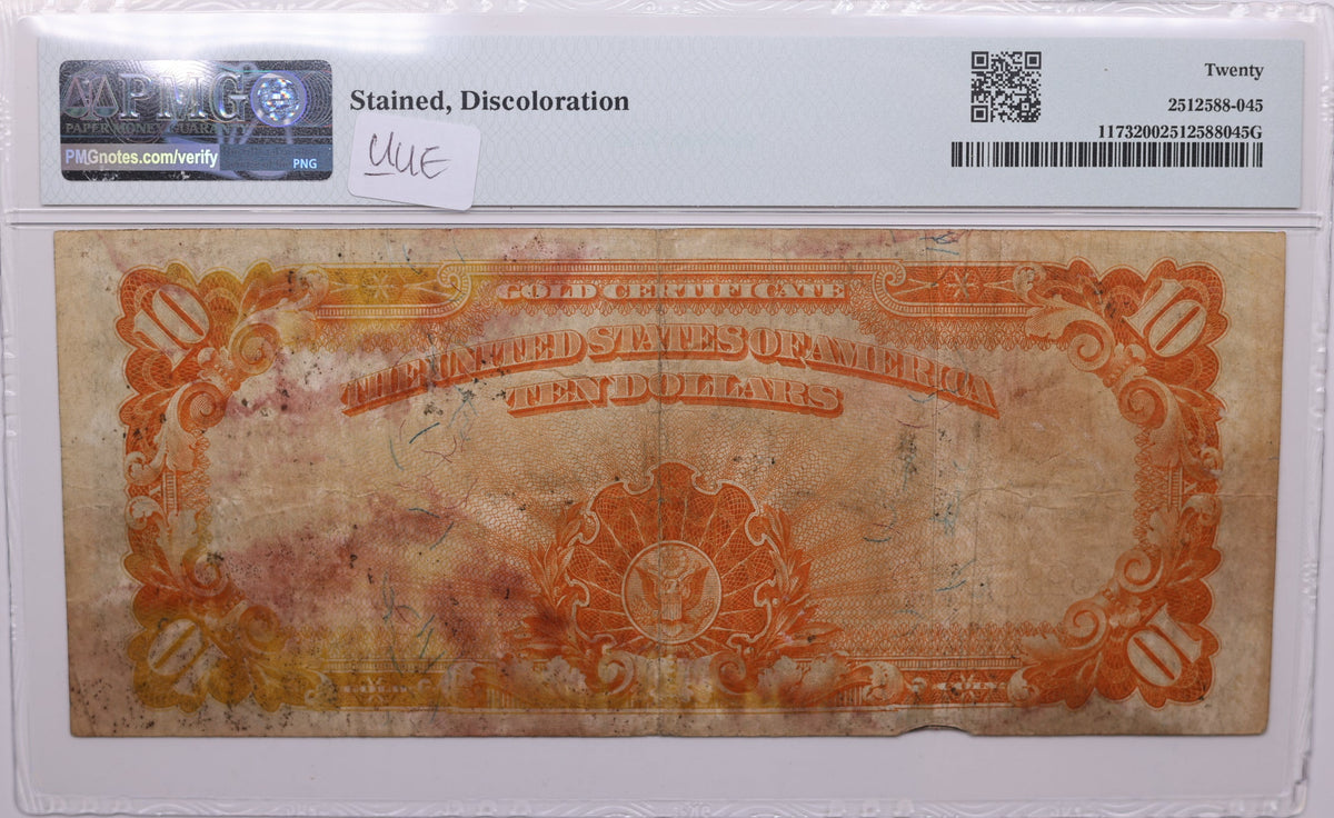 1922 $10 Gold Certificate, FR#1173 (Large S/N), PMG Very Fine-20, Store Sale #GCE008