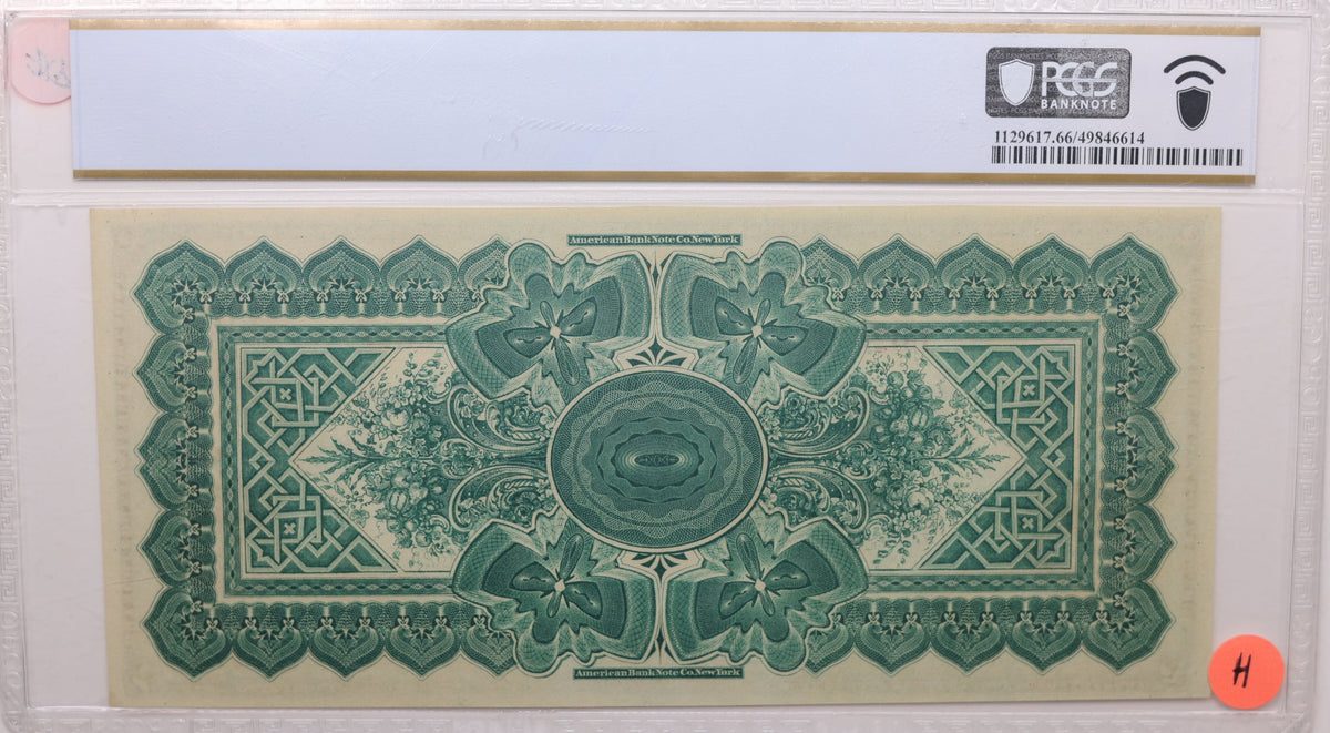1873, $2 Fare Ticket, Two Passenger/25 Miles, South Carolina, PCGS GEM UNC-66, Store #GSC005