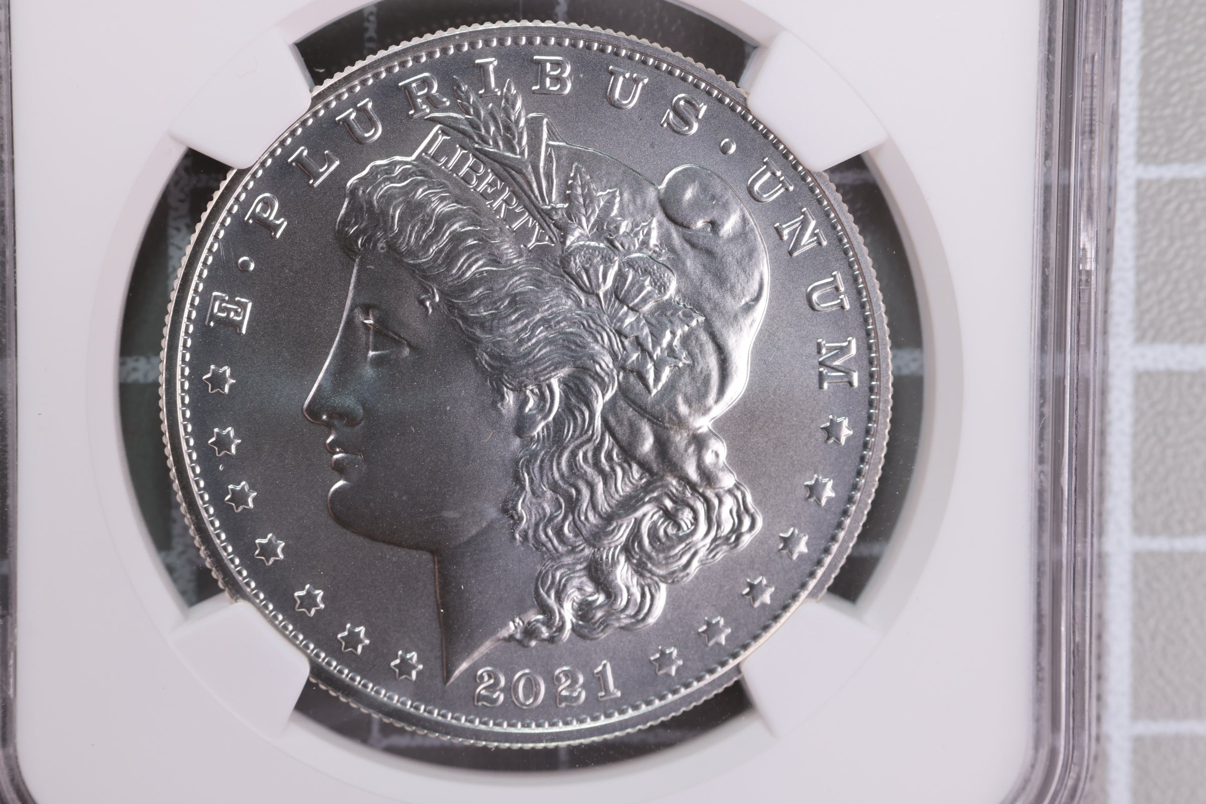 2021-O $1 Morgan Dollar 100th Anniversary, O Privy Mark, NGC MS69, Store #GMC349