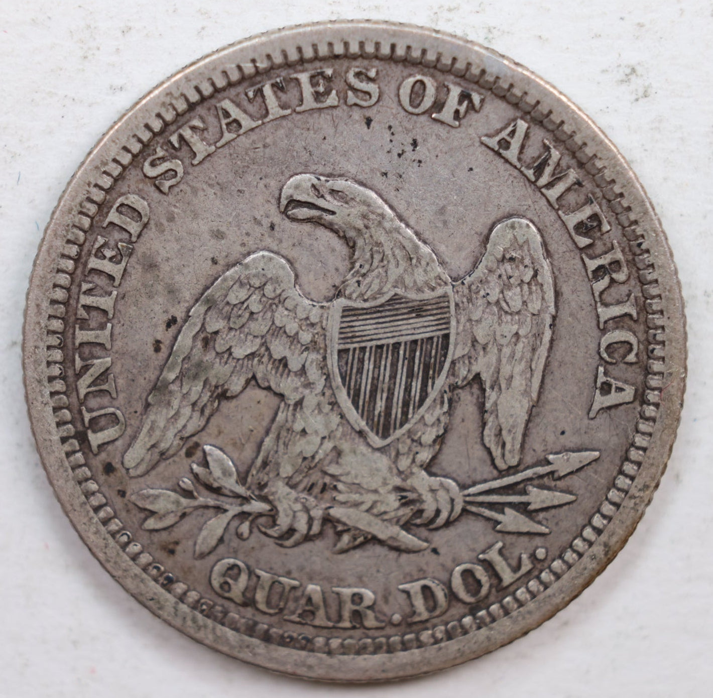 1862 Seated Liberty Quarter., Extra Fine Circulated Coin., Store #QR573.