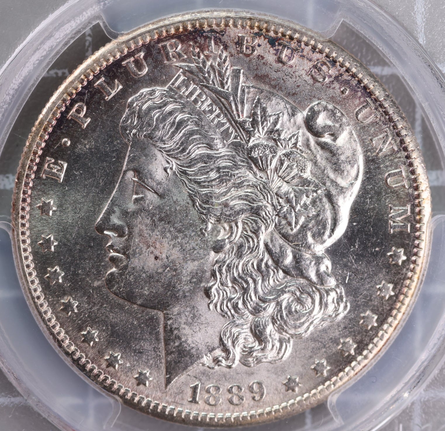 1889-S Morgan Silver Dollar, Tougher Date, PCGS MS-62, Store #DR0595.