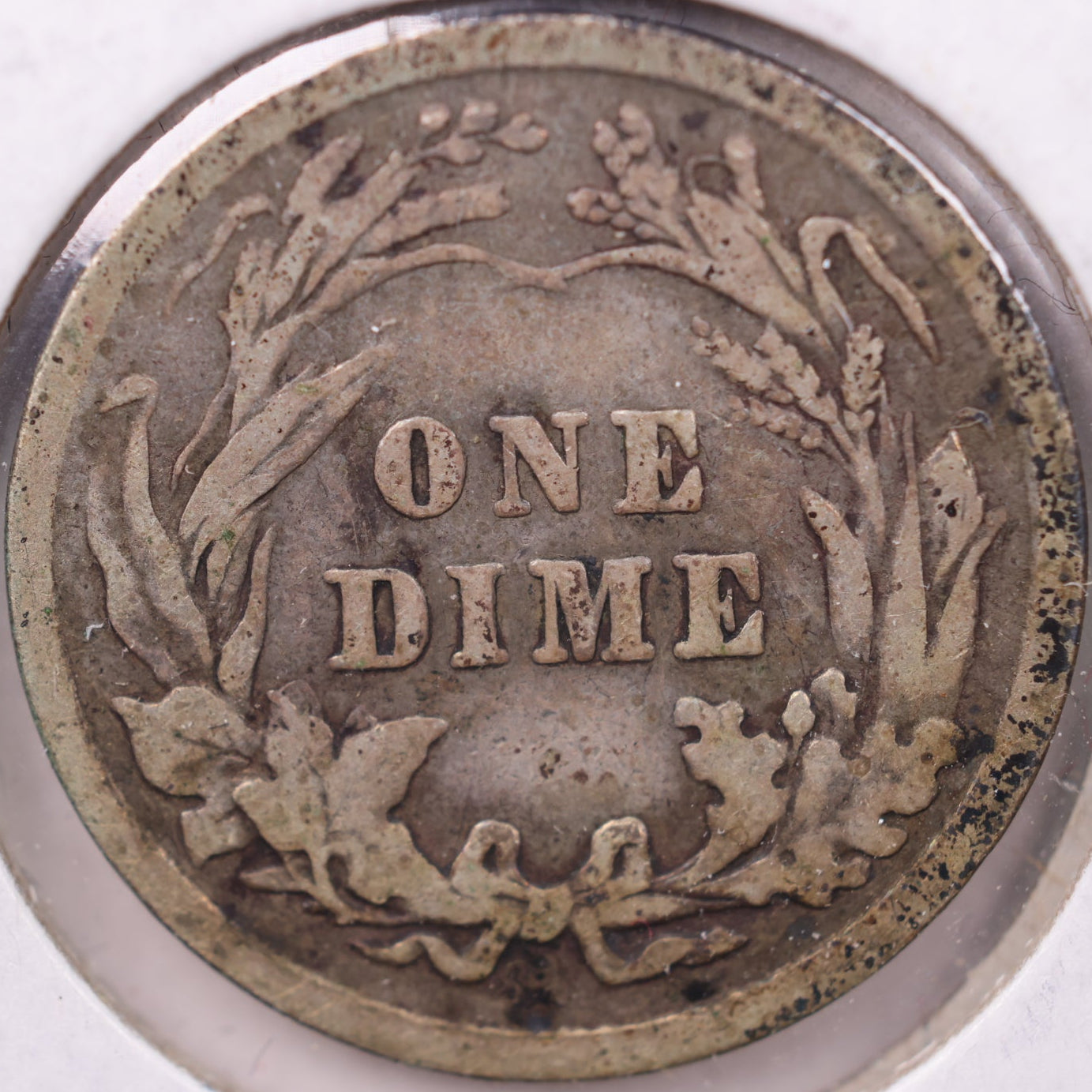 1908 Barber Dime, Very Good Circulated Coin, Store #19514