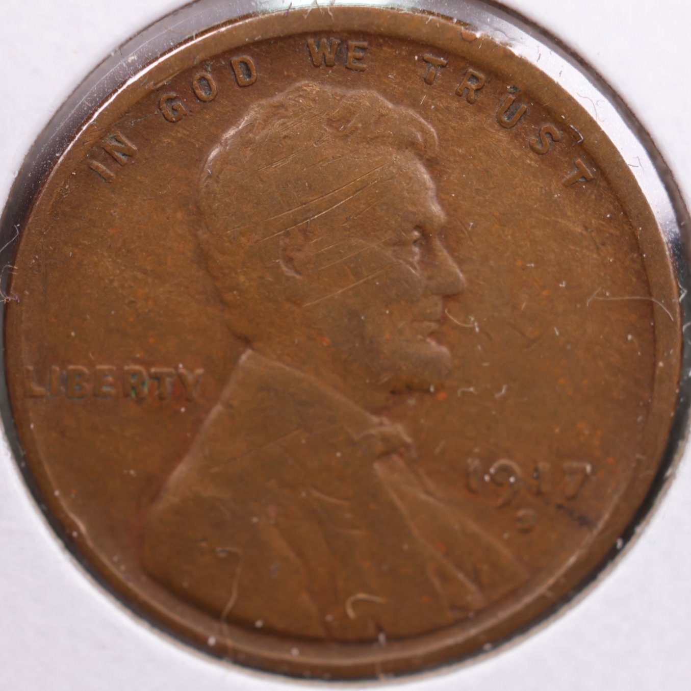 1917-S Lincoln Cent, Fine Circulated Coin, Store #CT0119