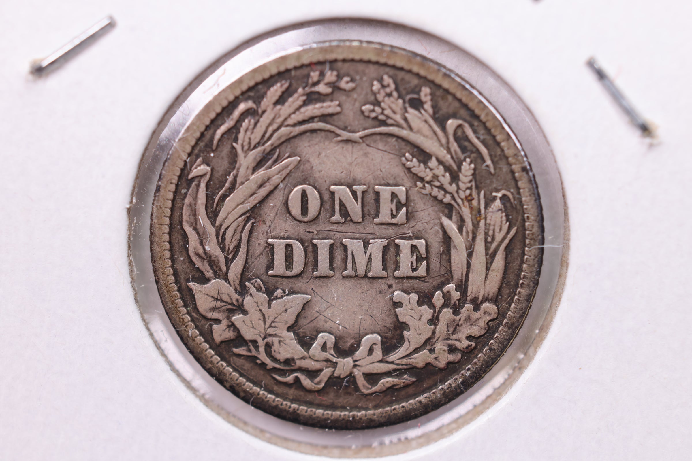 1909 Barber Silver Dime., V.F., Store Sale #19525