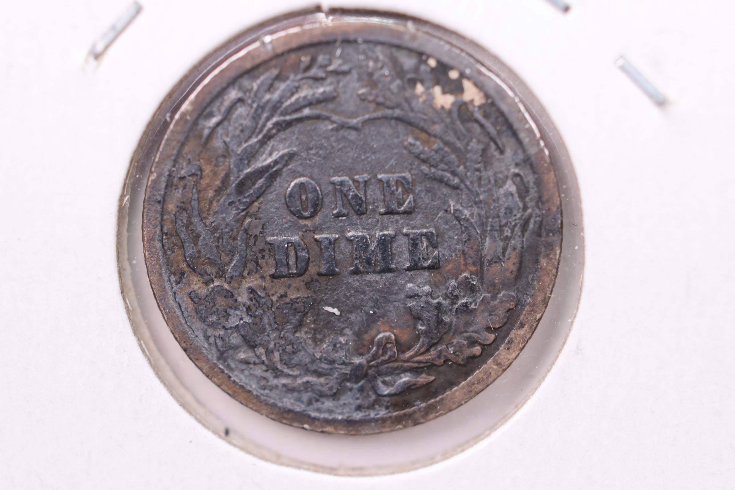 1909 Barber Silver Dime., V.F., Store Sale #19527