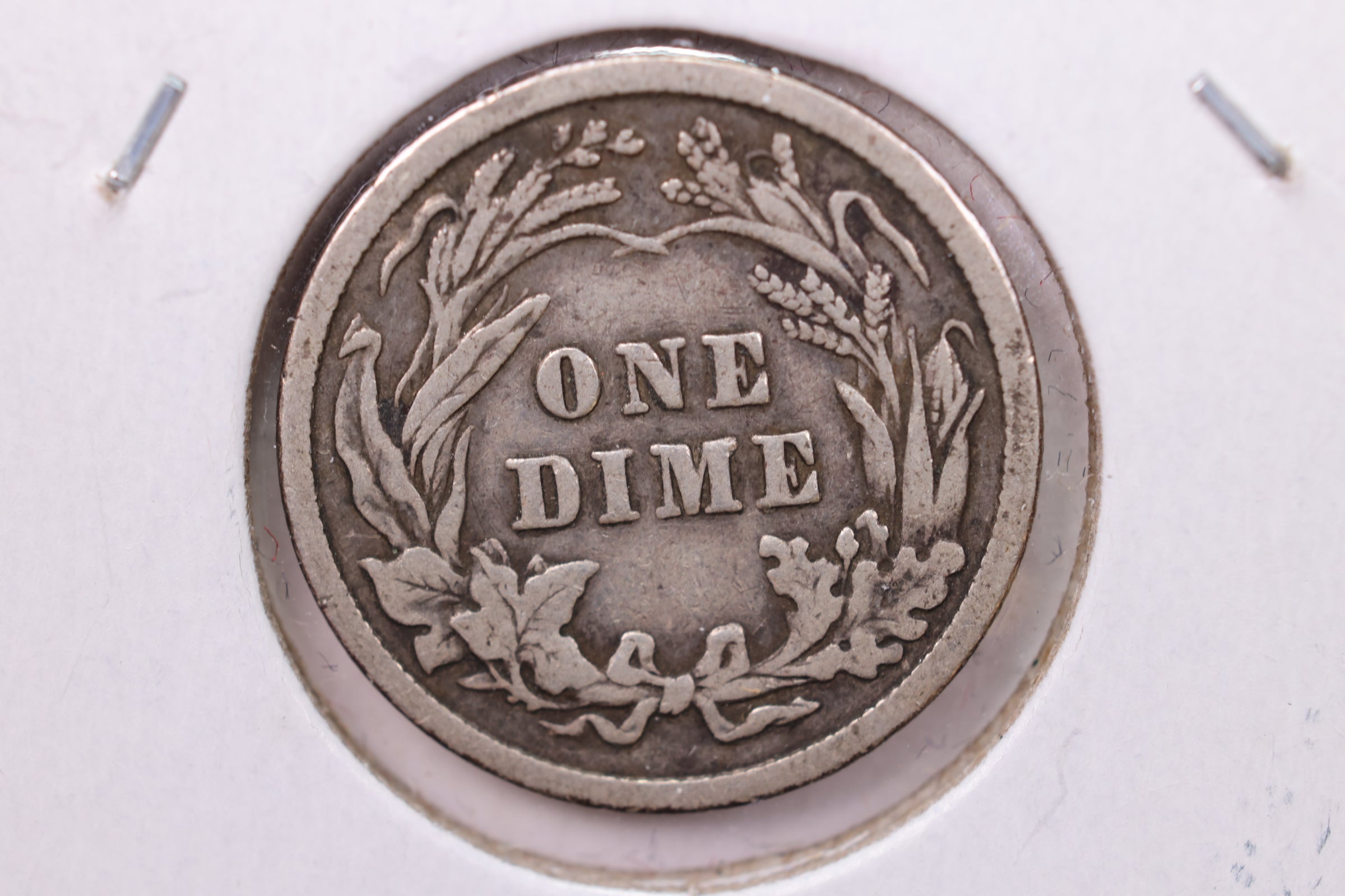 1909 Barber Silver Dime., V.F., Store Sale #19528