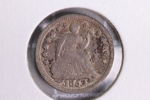 1853 Seated Liberty Half Dime, Affordable Collectible Coin. Store #230727036