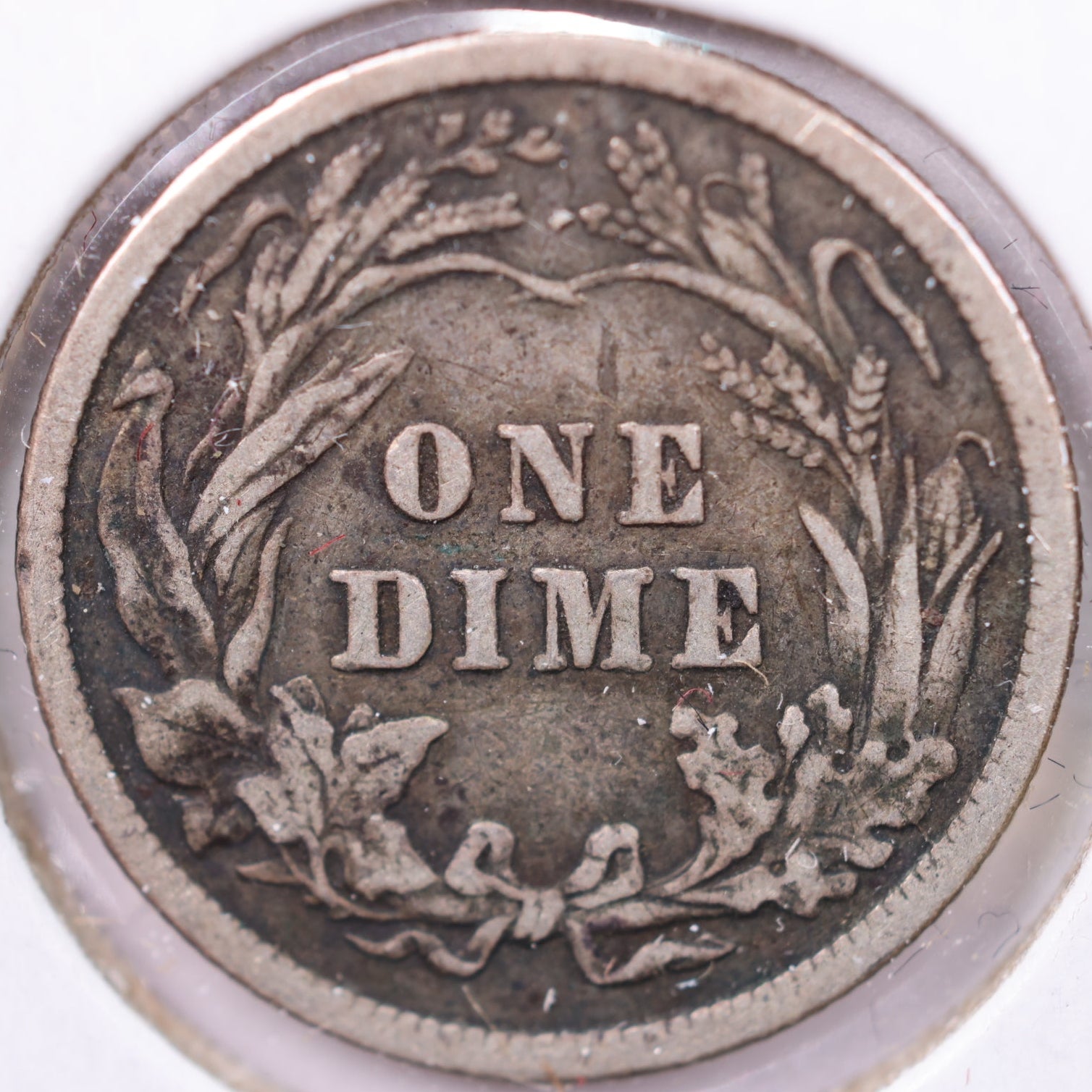 1910 Barber Dime, Fine Circulated Coin, Store #19555