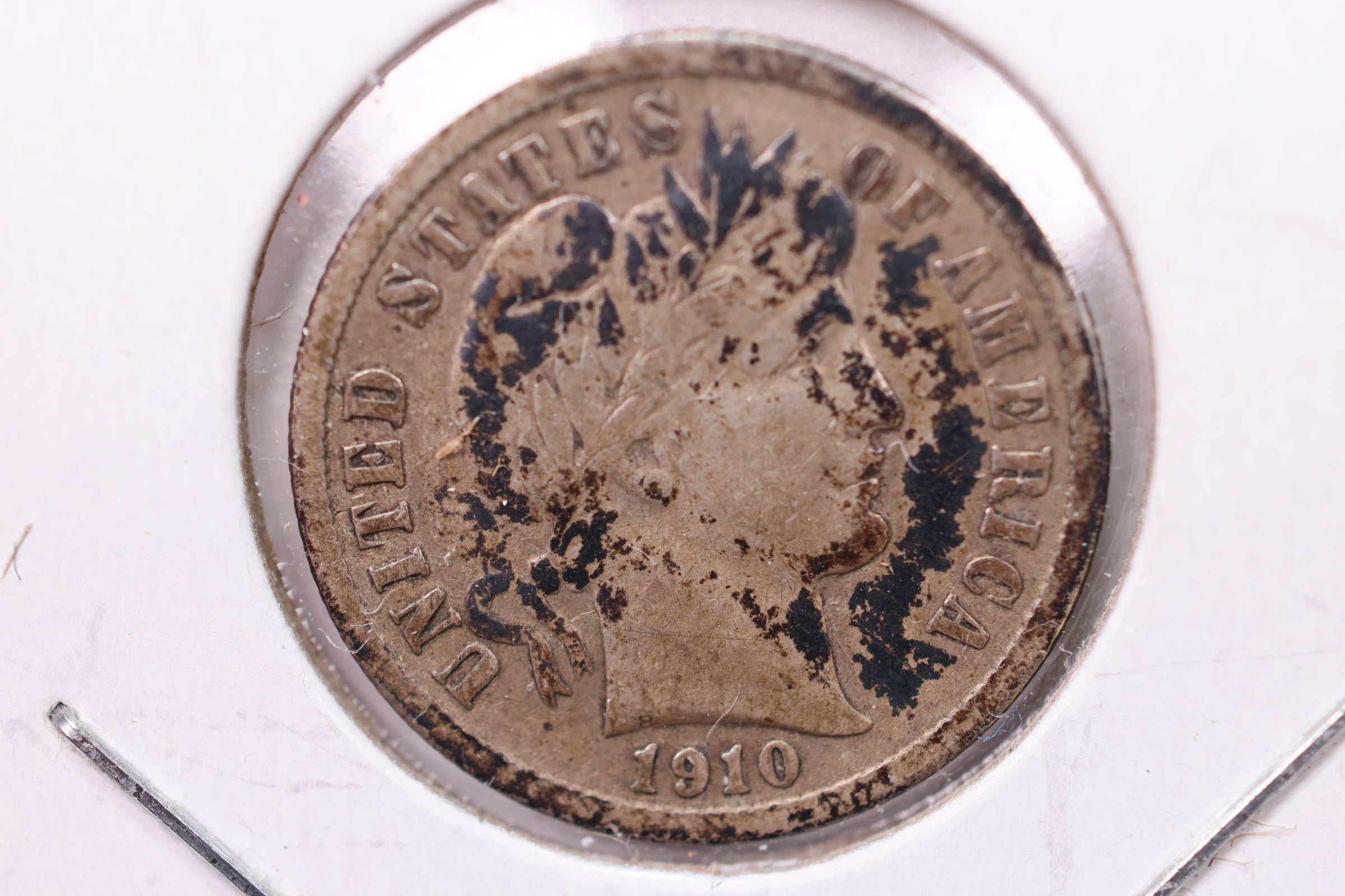 1910-D Barber Silver Dime., Fine., Store Sale #19563