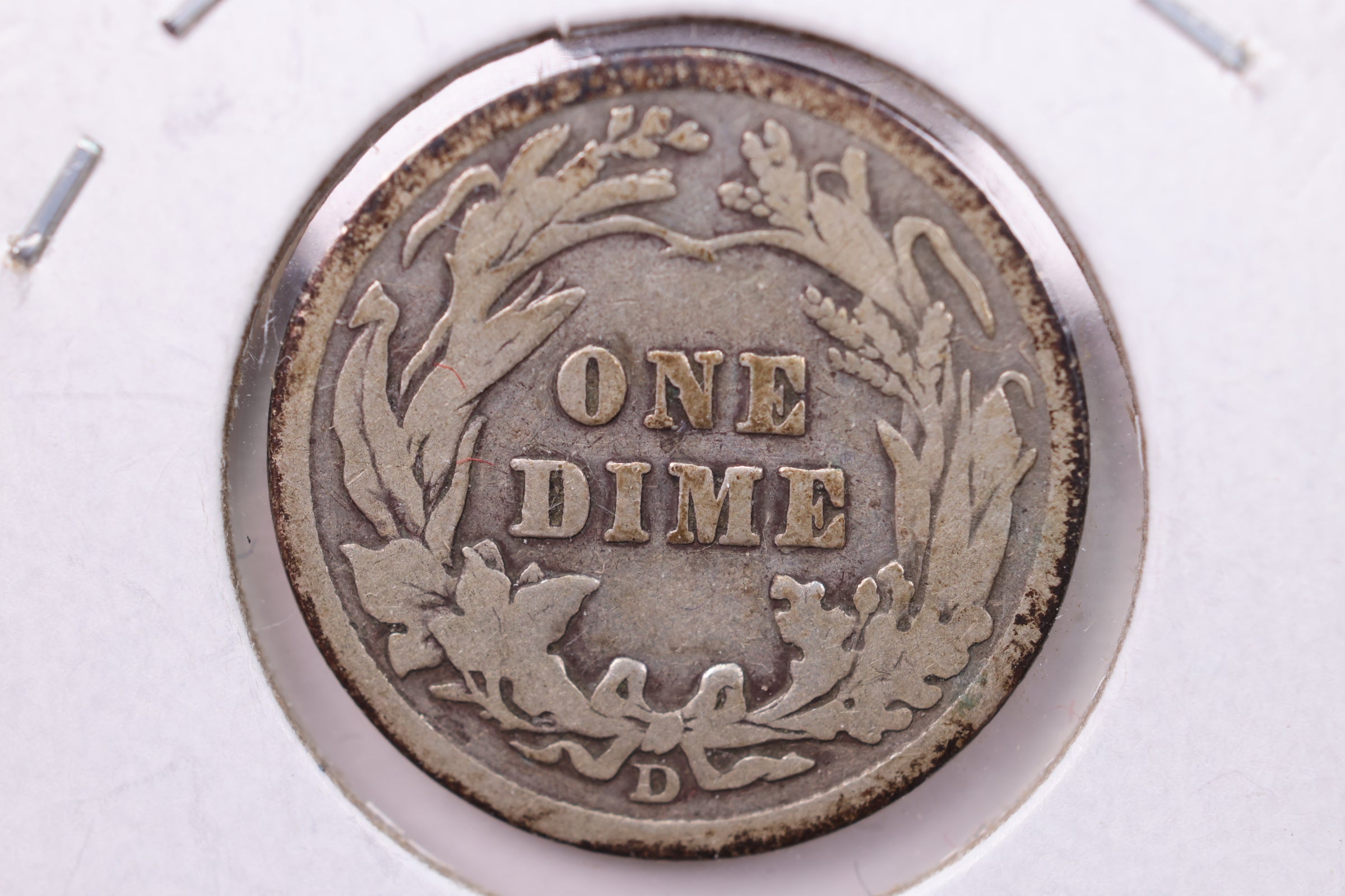 1910-D Barber Silver Dime., Fine., Store Sale #19565