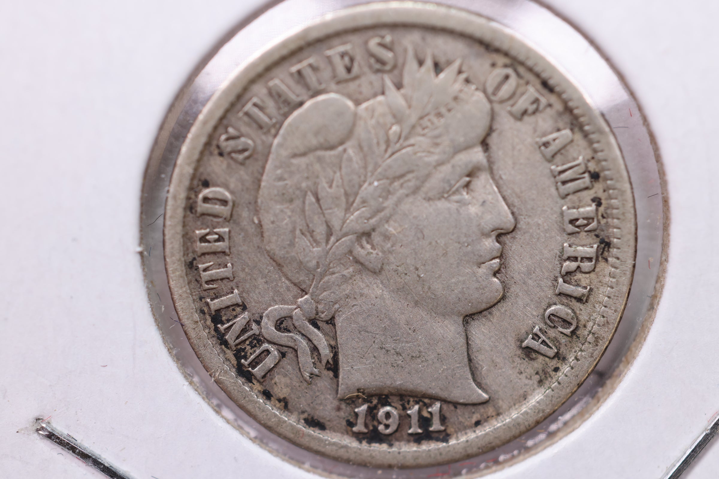 1911 Barber Silver Dime., X.F., Store Sale #19572