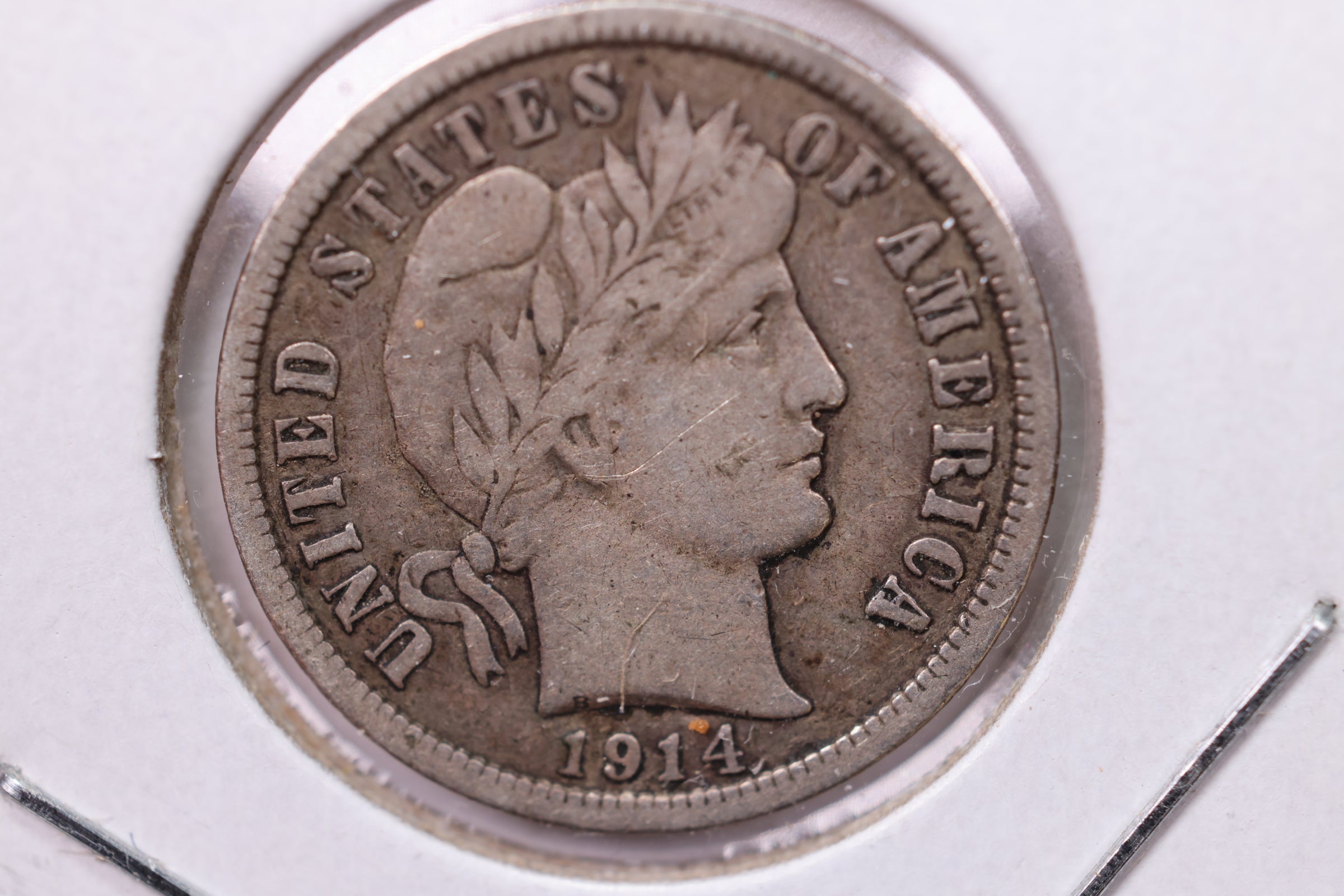 1911-D Barber Silver Dime., V.F., Store Sale #19583
