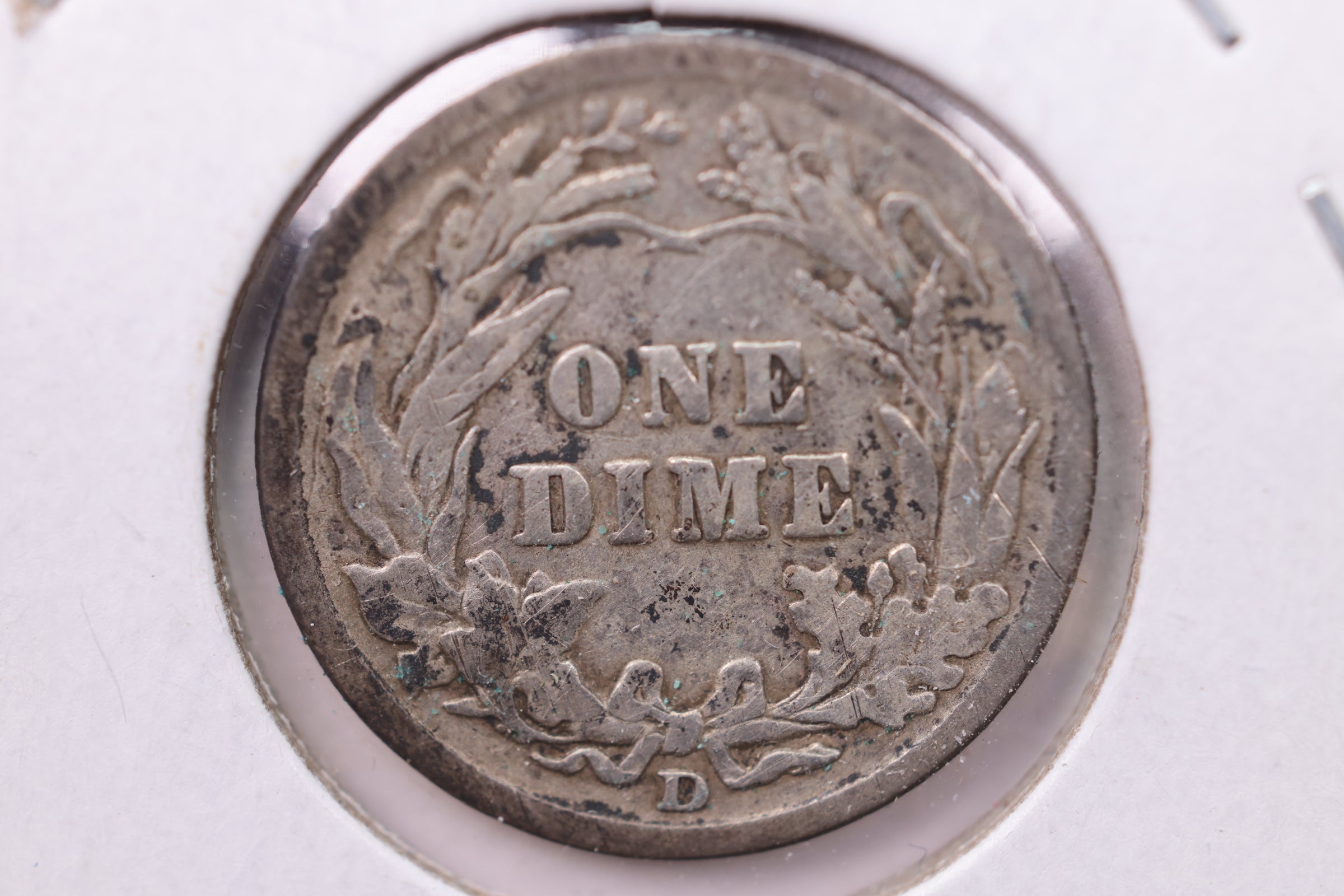 1911-D Barber Silver Dime., Fine., Store Sale #19586