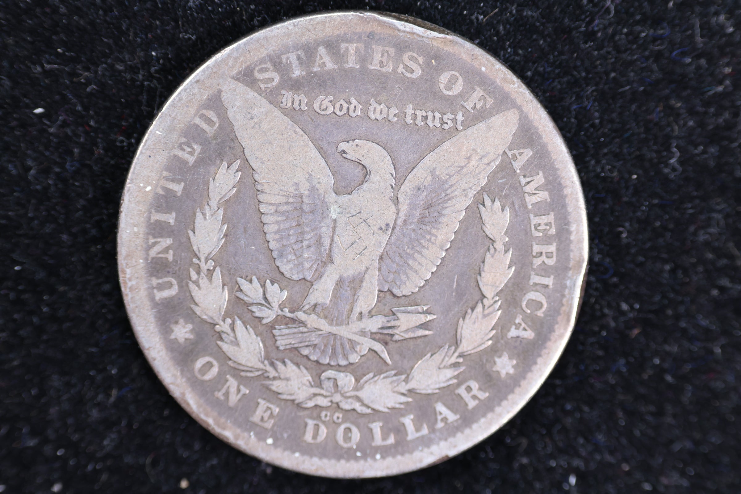 1878-CC Morgan Silver Dollar. Good Circulated Coin. Store #23080416