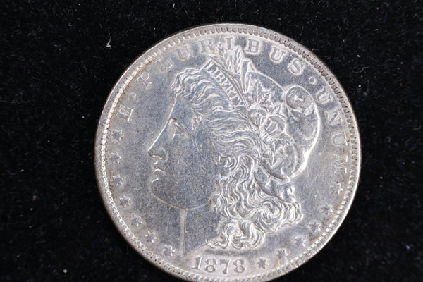 1878- 7/8TF Morgan Silver Dollar. Nice Coin. Store #23080418