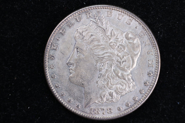 1878-S Morgan Silver Dollar. Un-Circulated Gem BU. Store #23080422
