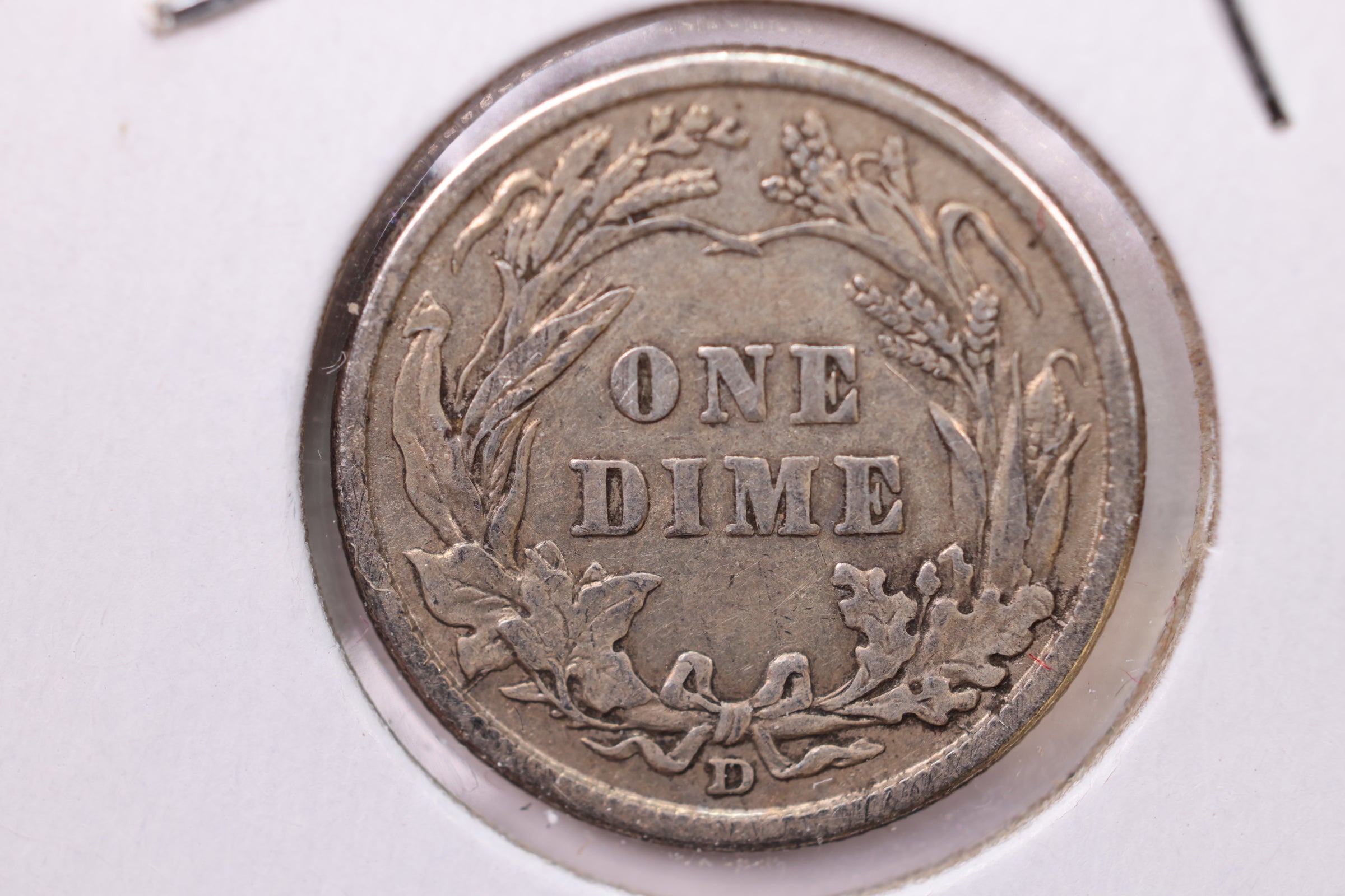 1912-D Barber Silver Dime., V.F+., Store Sale #19597