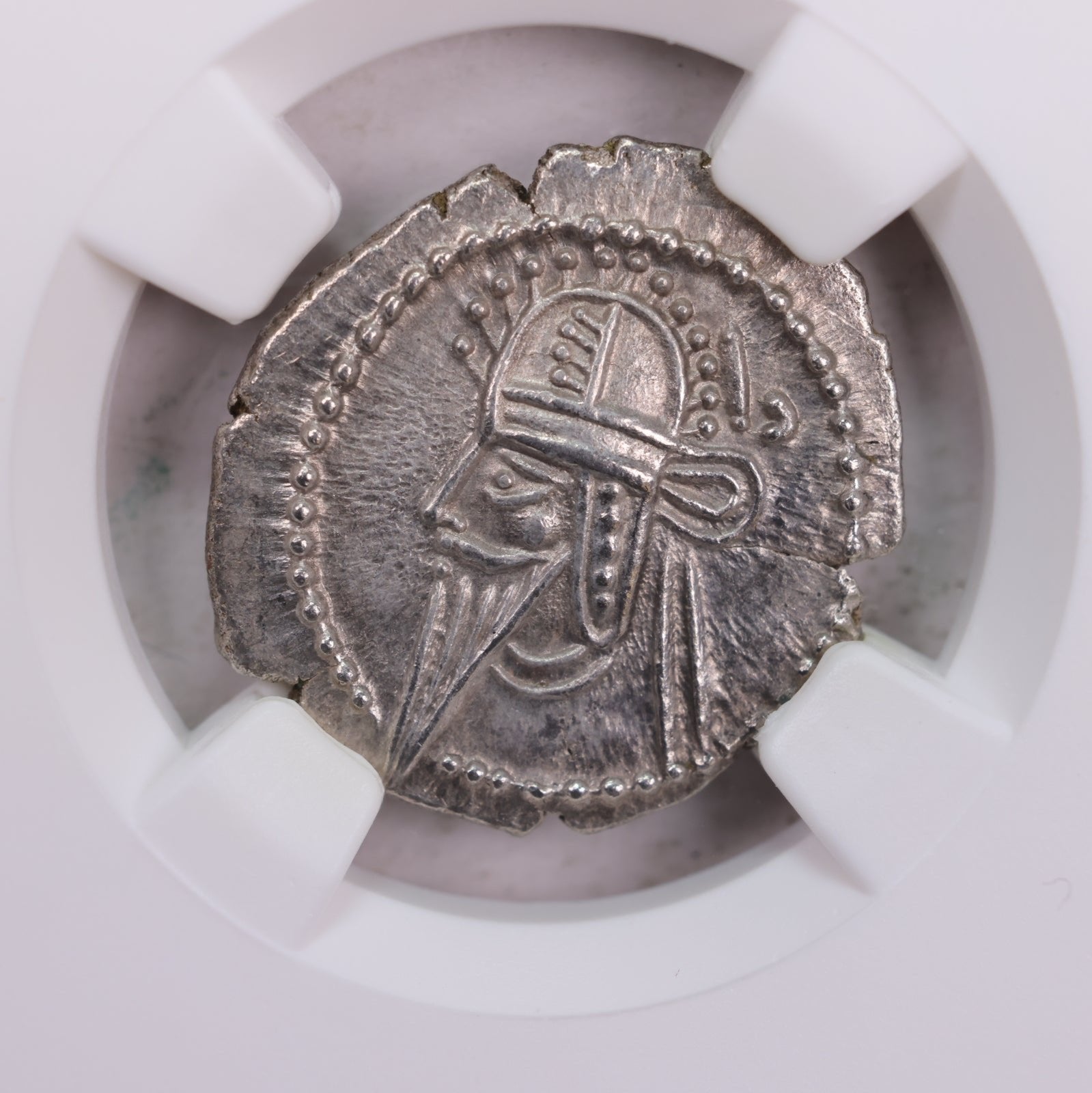 Parthian Kingdom., 207-222., NGC Certified CH XF., Store# AT0003