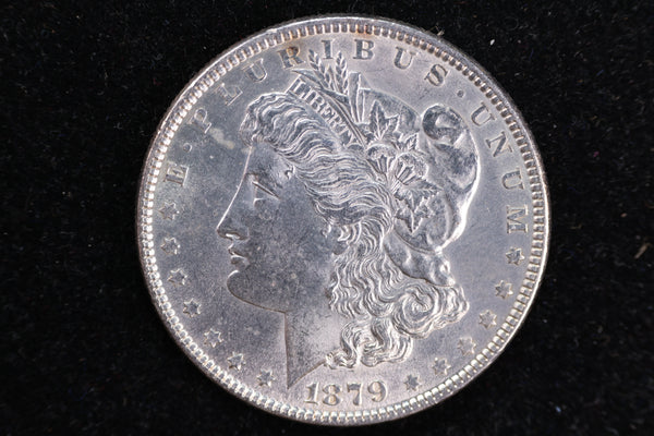 1879 Morgan Silver Dollar. Nice Un-Circulated Coin. Store #23080425