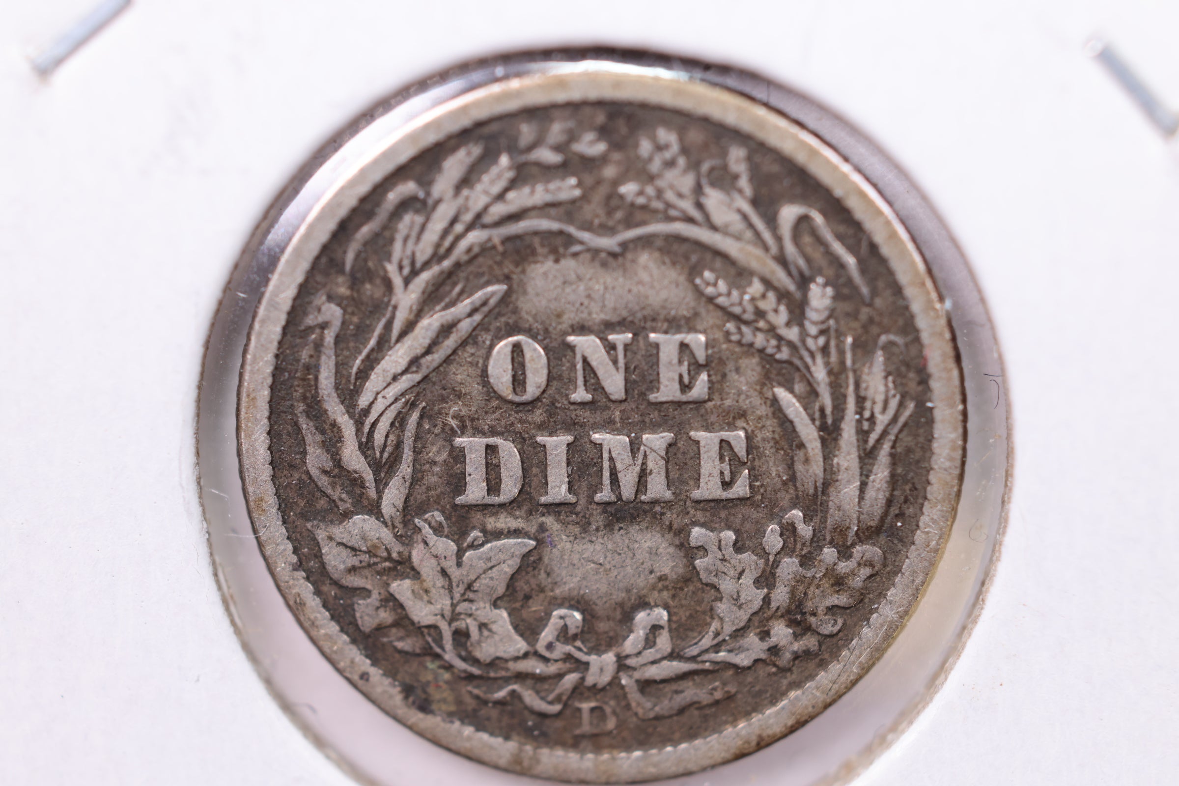1912-D Barber Silver Dime., V.F., Store Sale #19601