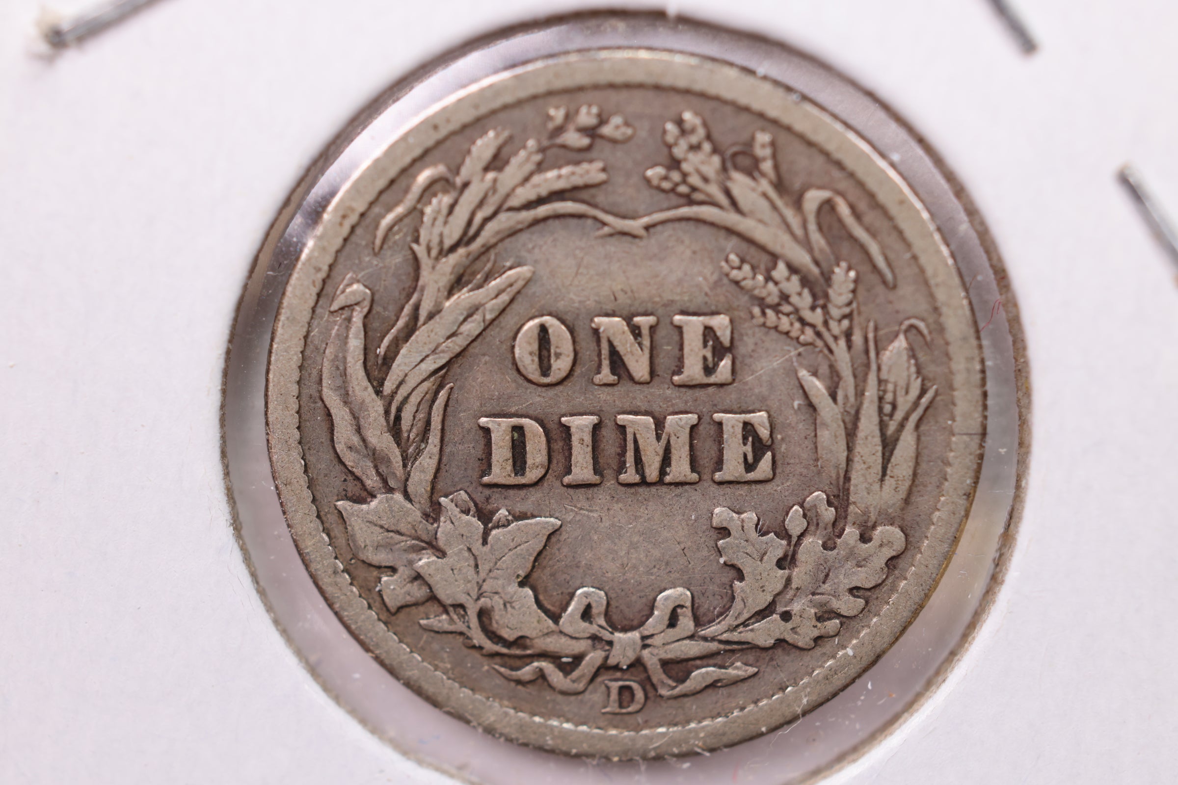 1912-D Barber Silver Dime., Fine., Store Sale #19604