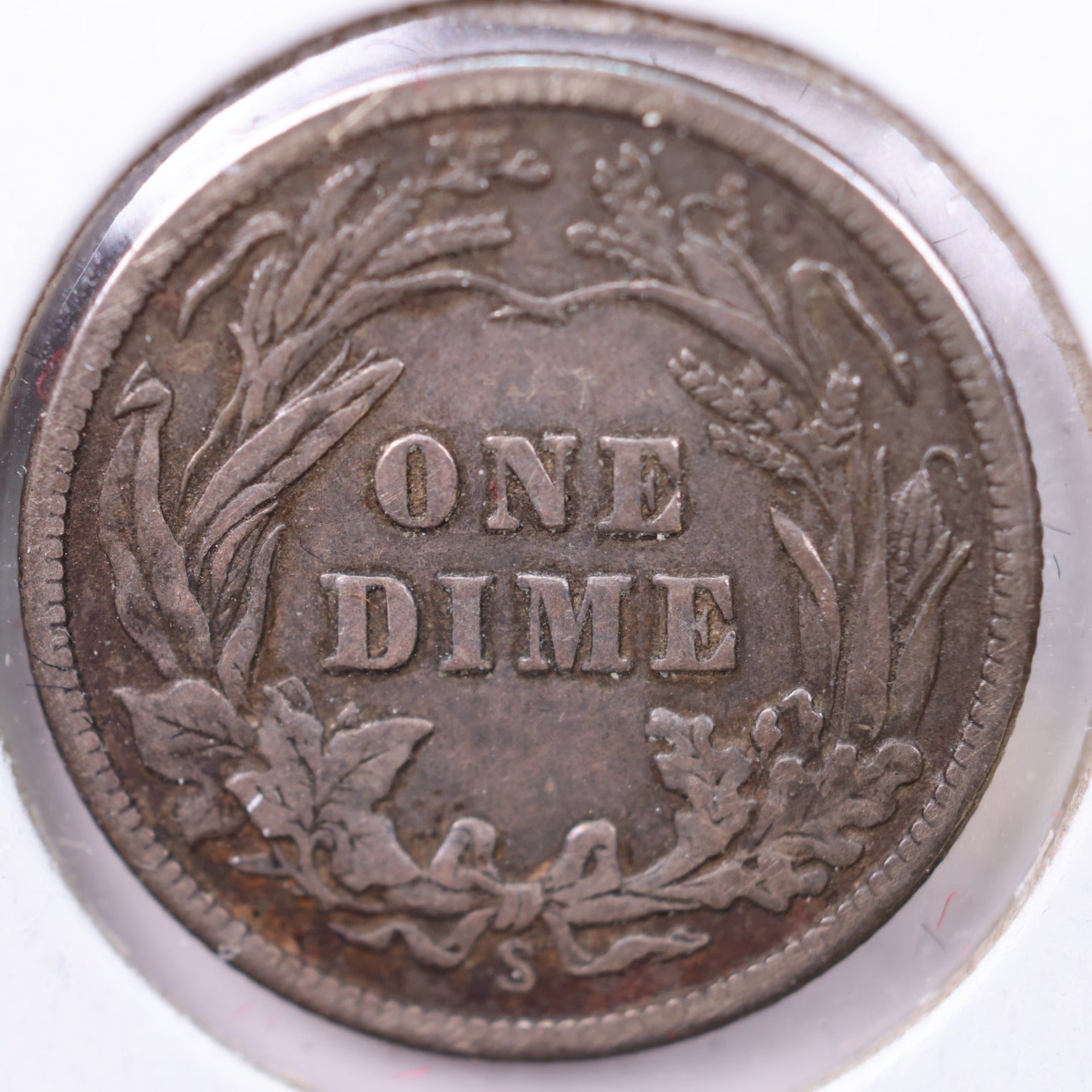 1912-S Barber Silver Dime., X.F., Store Sale #19612