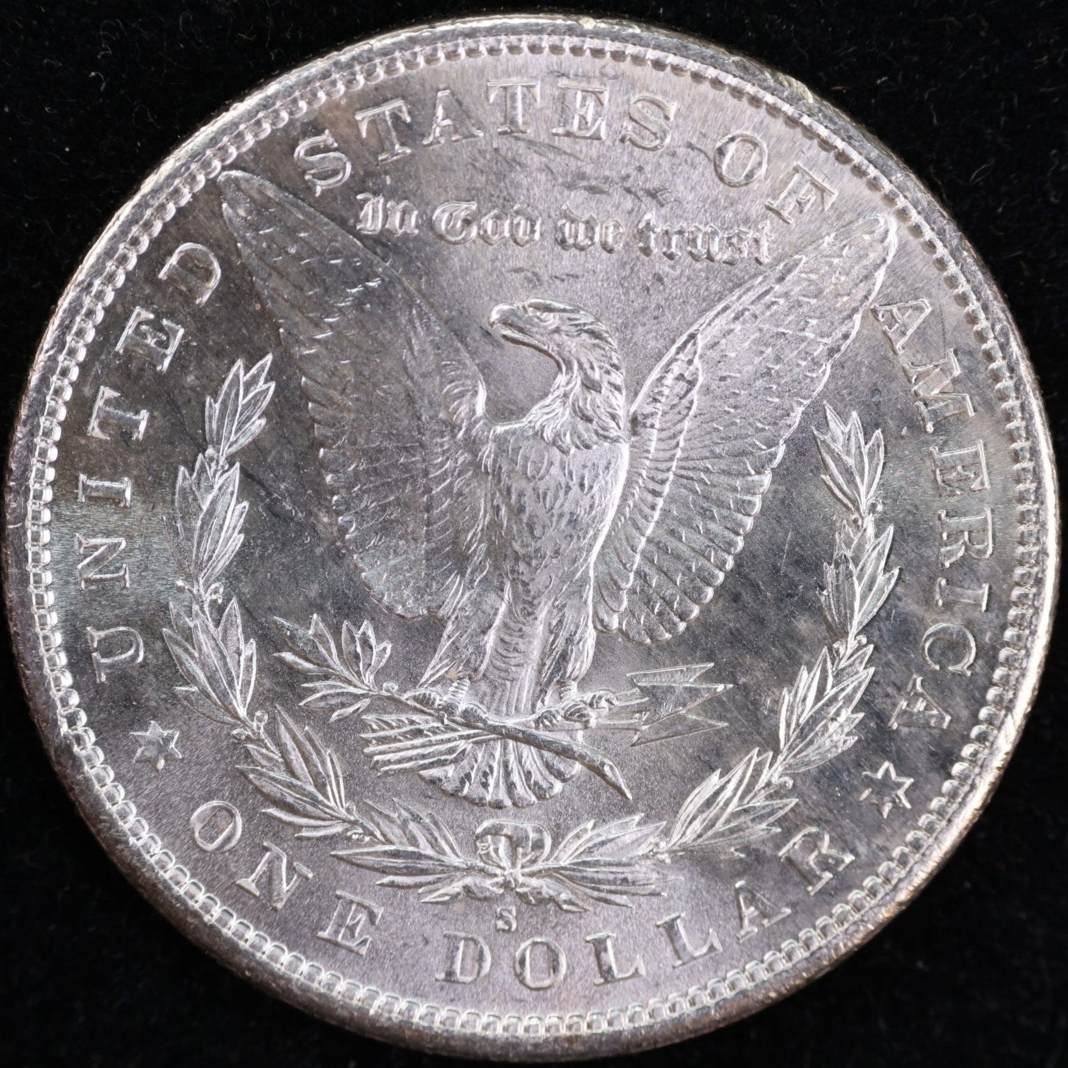 1881-S Morgan Dollar, Mint State Uncirculated Coin, Store #DR0015