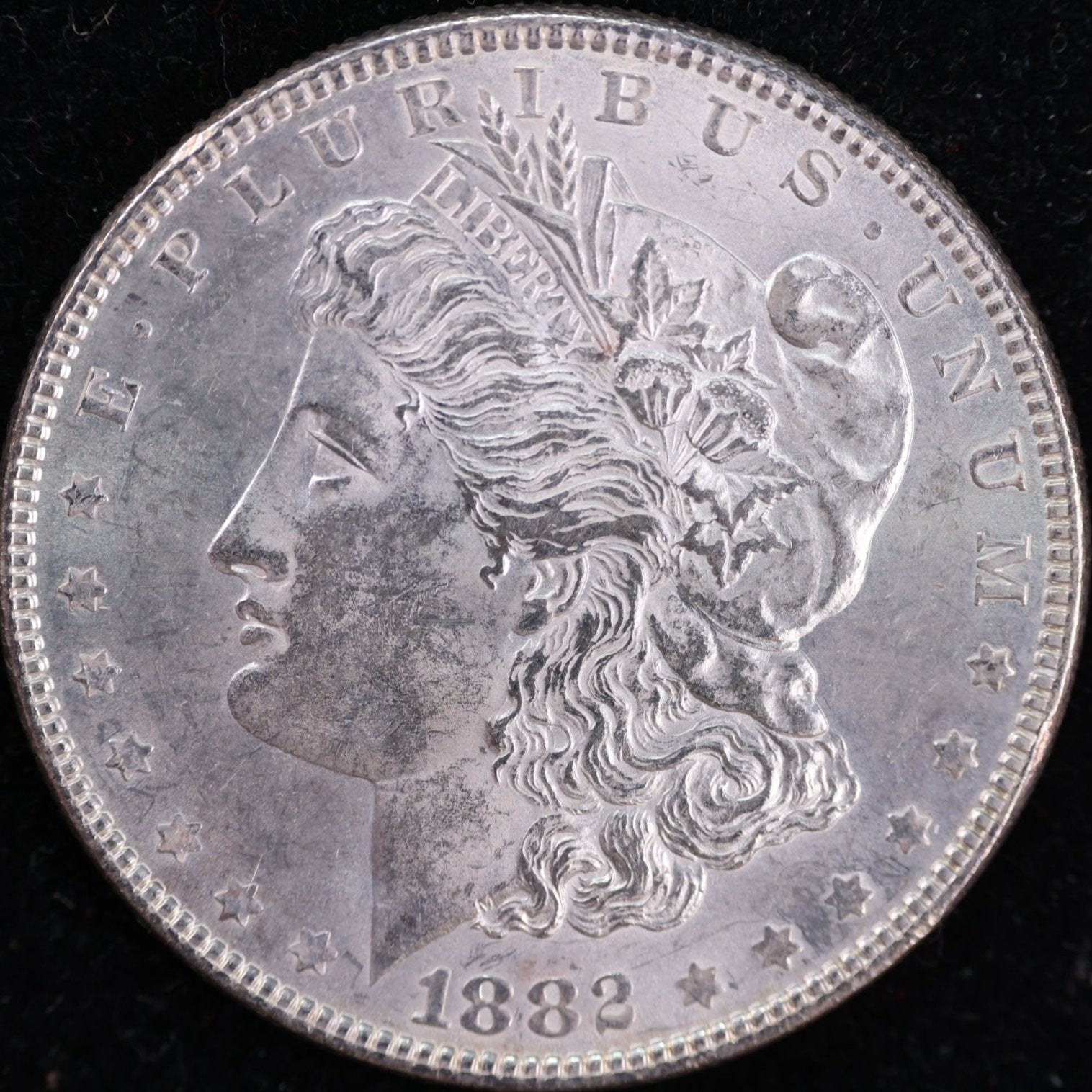 1882 Morgan Dollar, Mint State Uncirculated Coin, Store #DR0017