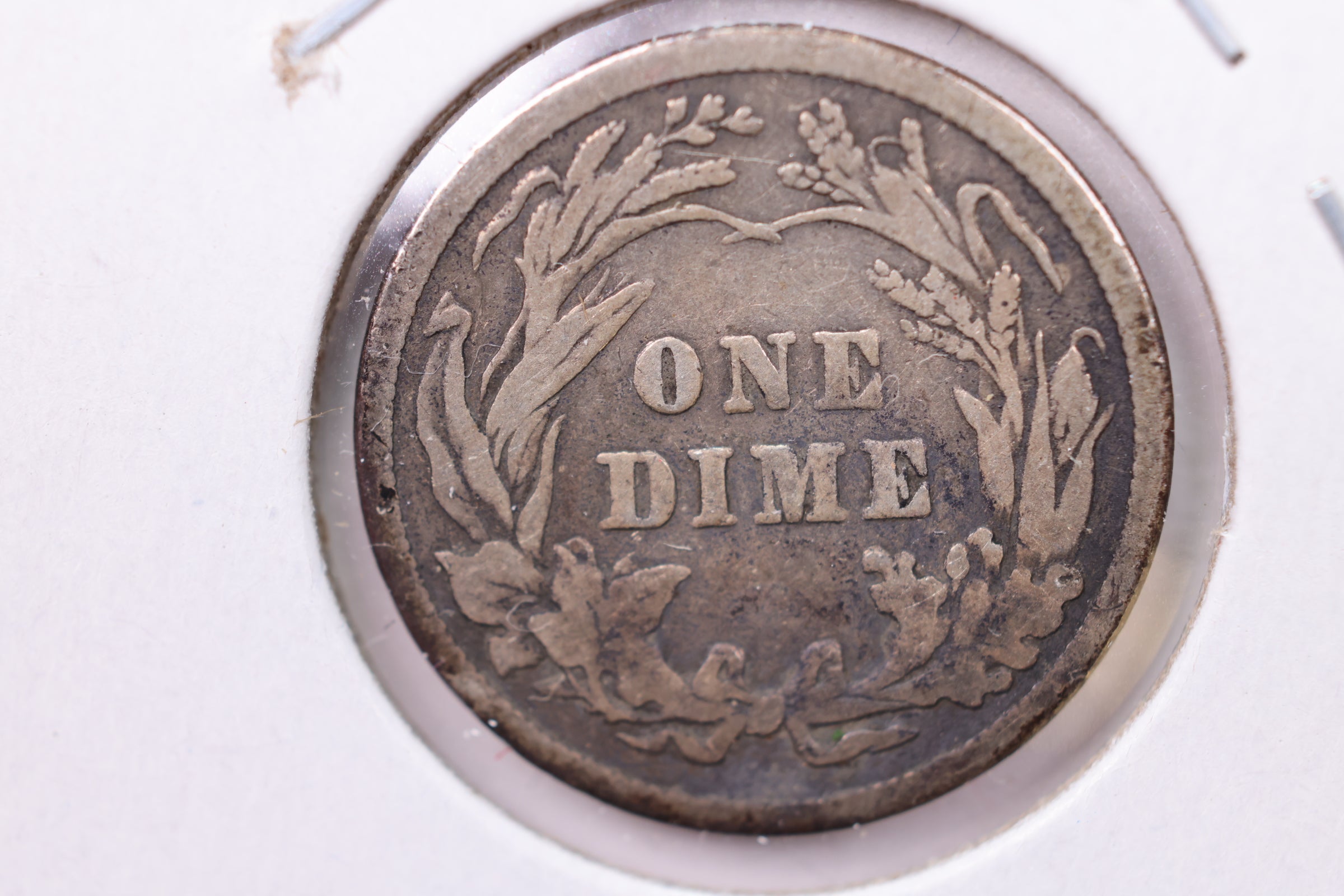 1914 Barber Silver Dime., V.F., Store Sale #19643