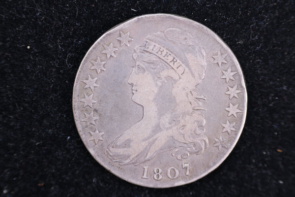 1807 Cap Bust Half Dollar, Affordable Collectible Coin. Store #230804105