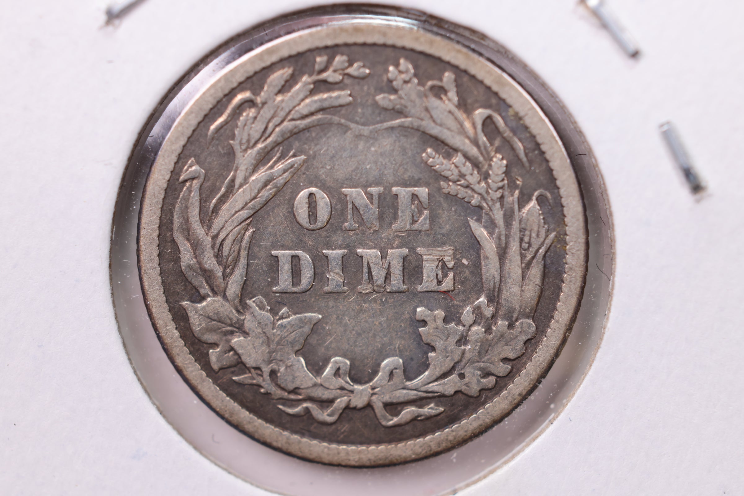 1914 Barber Silver Dime., V.F., Store Sale #19645