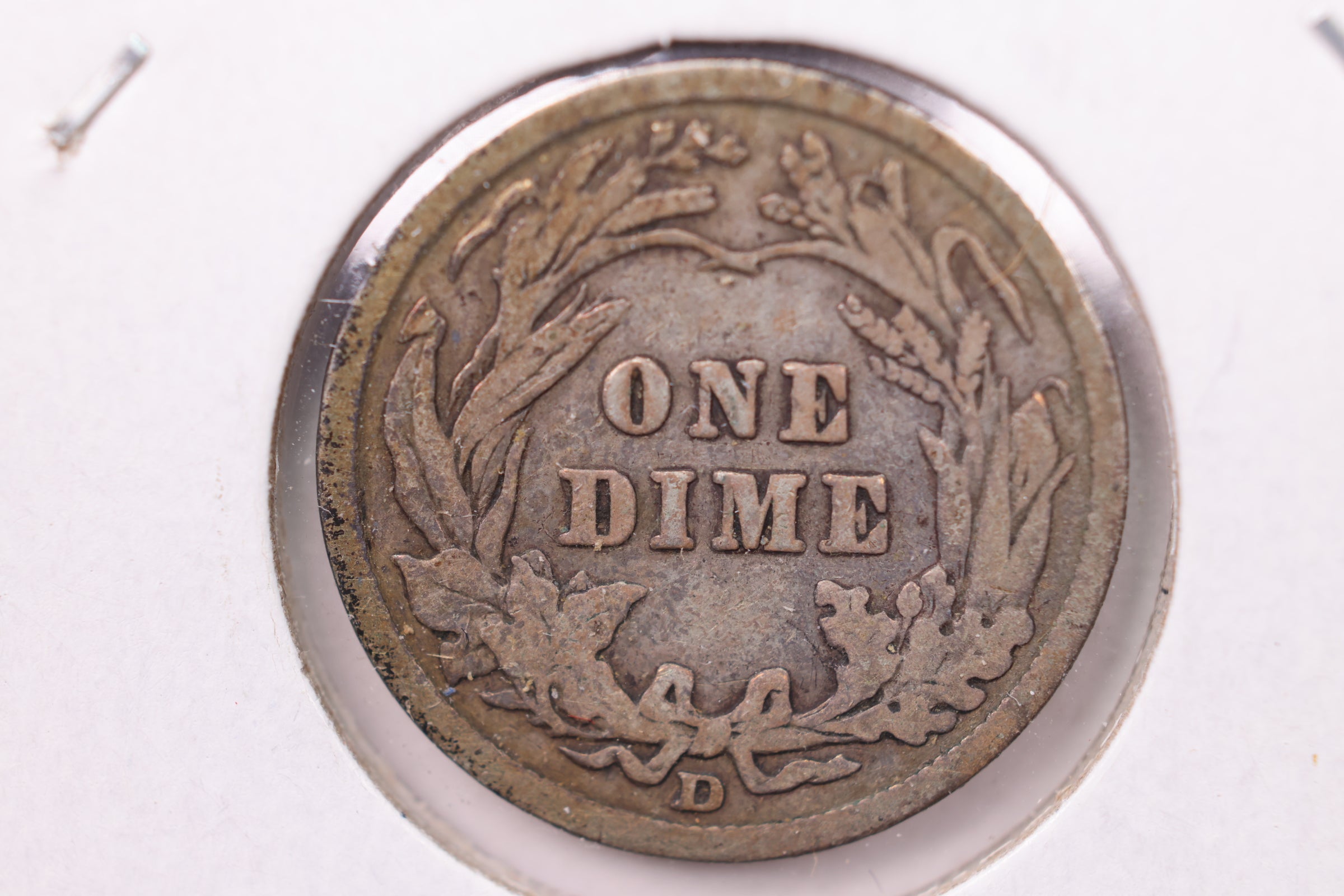 1914-D Barber Silver Dime., Fine., Store Sale #19658