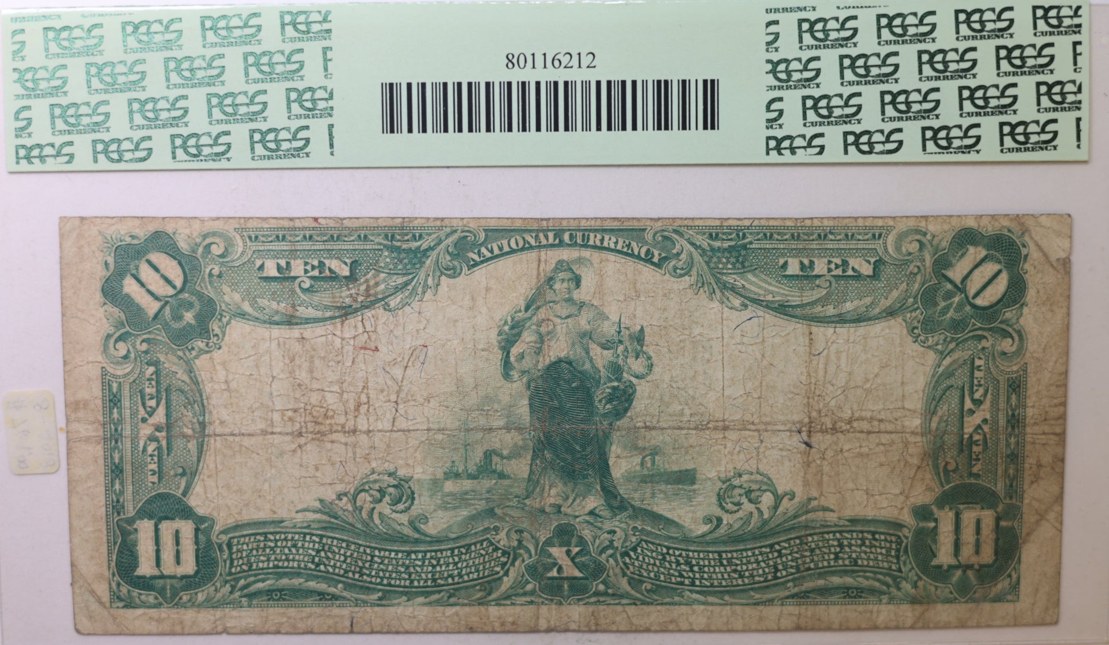 1902 $10 Helena, Montana, CH# 4396, National Banknote, PCGS Fine-12, Store #NBN002.
