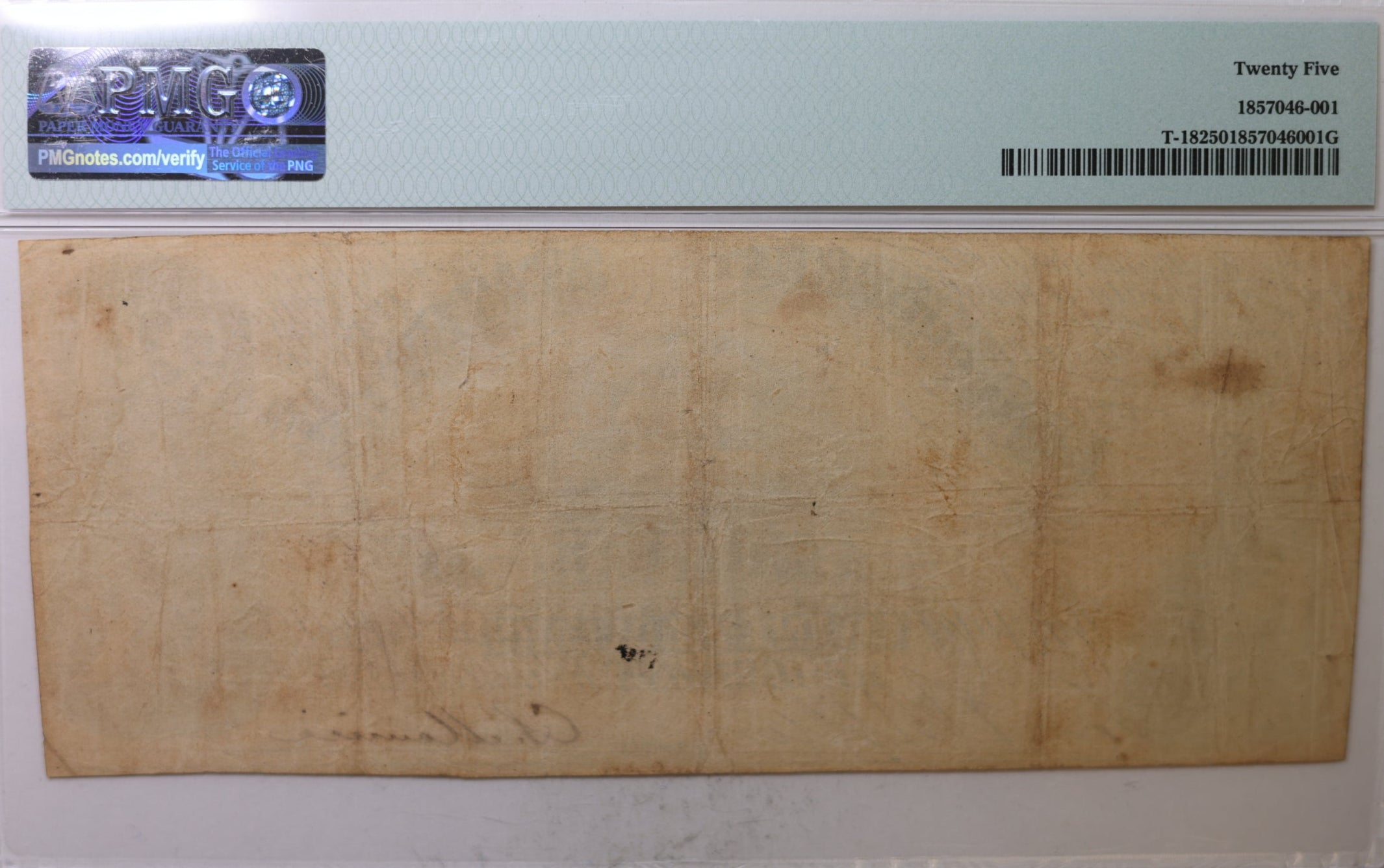 1861 $20, Confederate, States., T-18, Obsolete Currency., PMG VF-25, Store #CSA006.