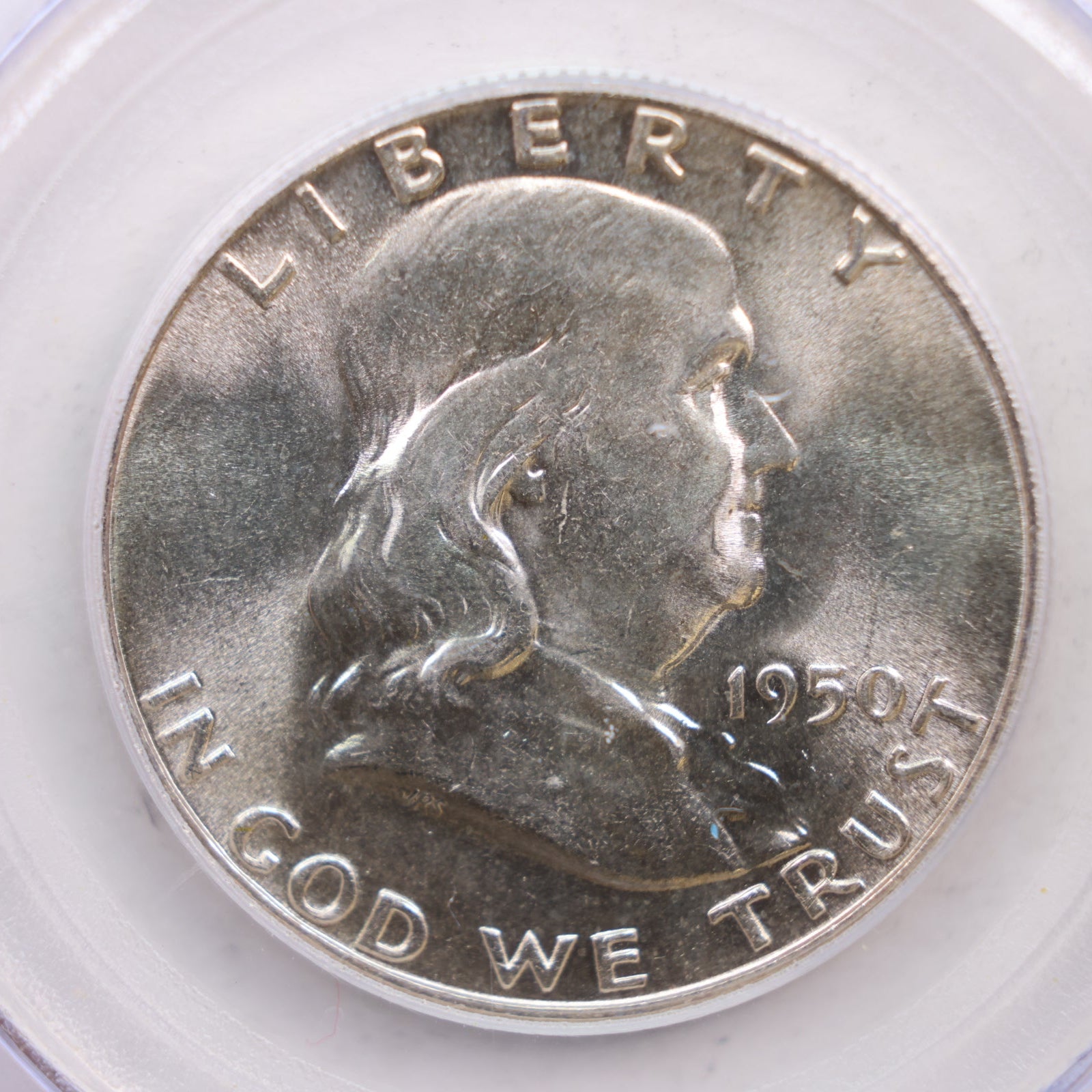 1950 Franklin Half Dollar., PCGS MS-64, Full Bell Lines., Store Sale #GHR030.
