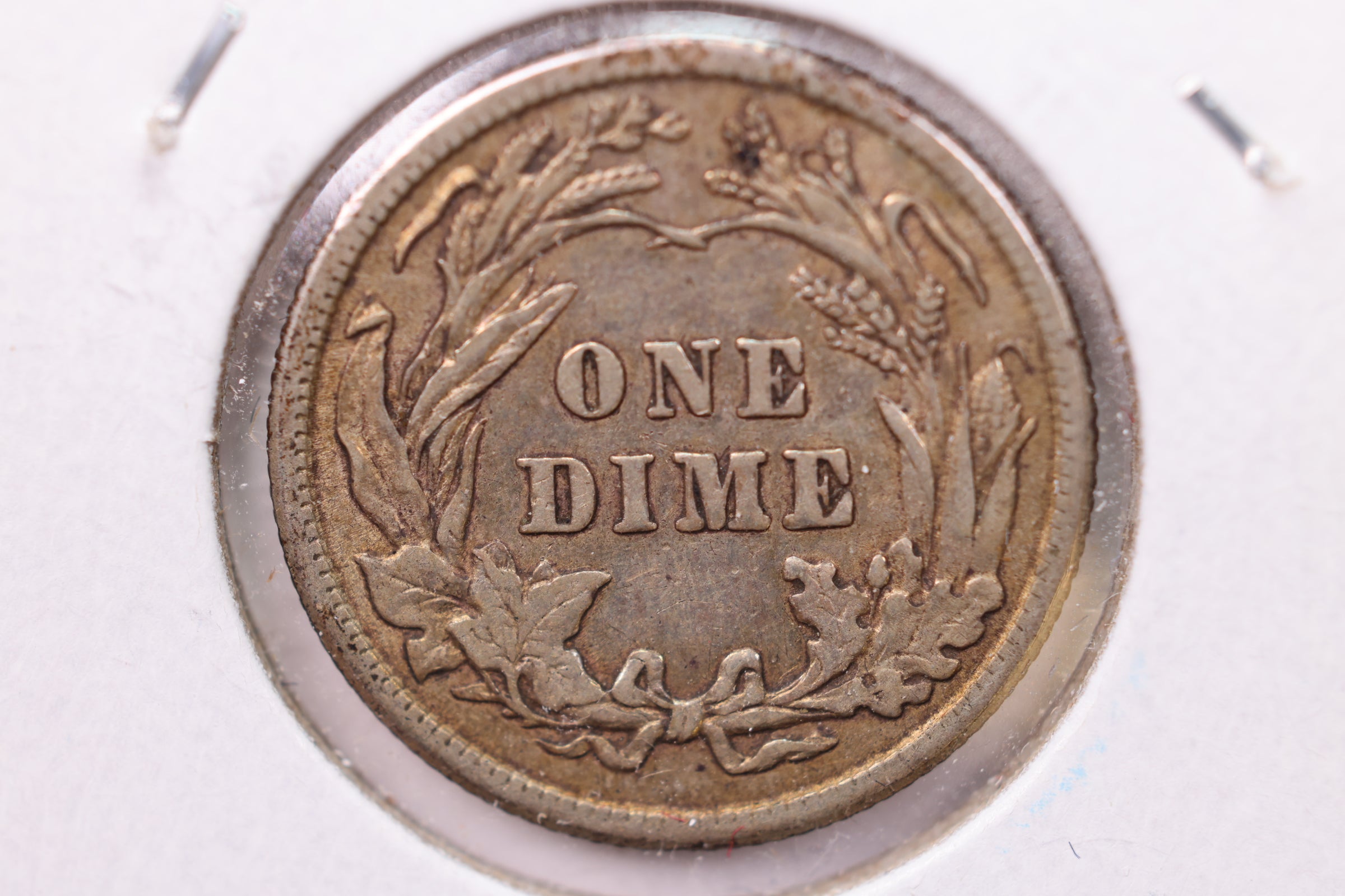1916 Barber Silver Dime., V.F., Store Sale #19677