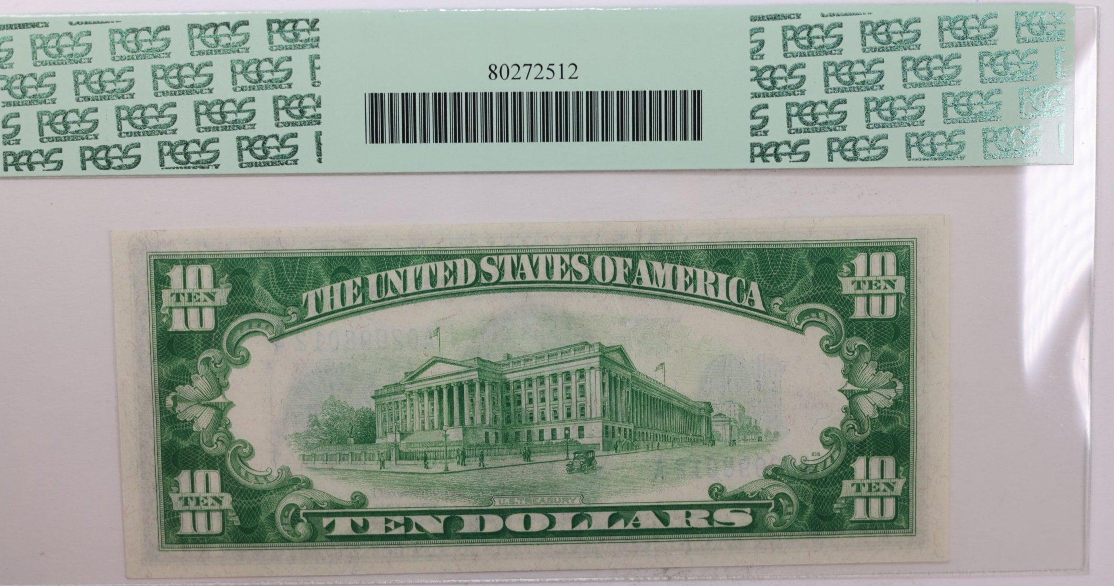 1934 $10., Silver Certificate., PCGS Currency CU-66., PPQ., Store #GSSC016