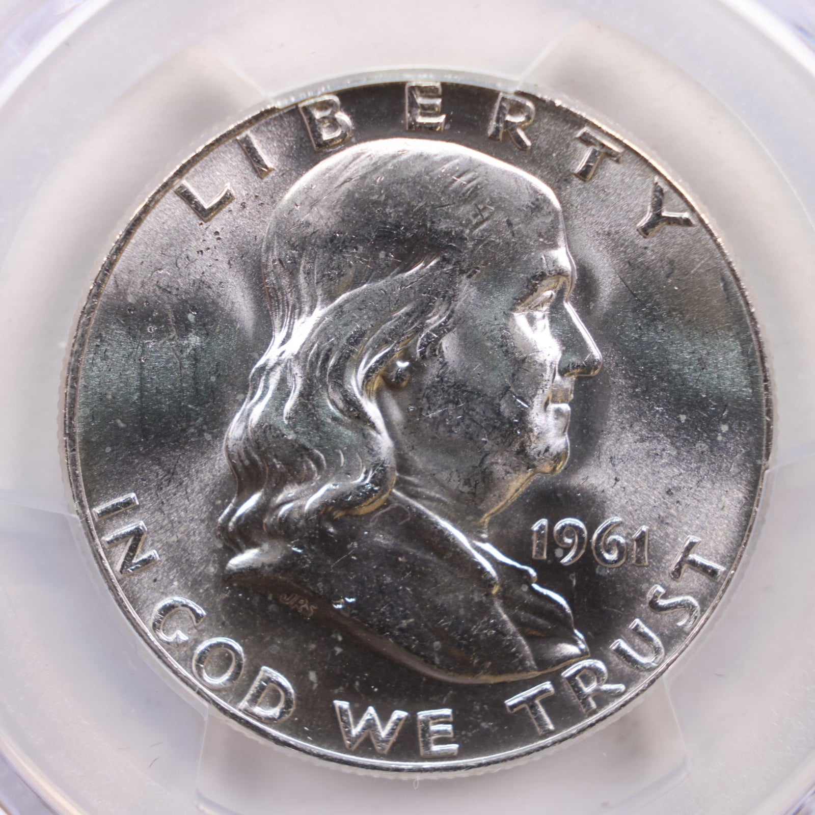 1961-D Franklin Half Dollar., R.P.M.M., PCGS MS-63, Store Sale #GHR042.