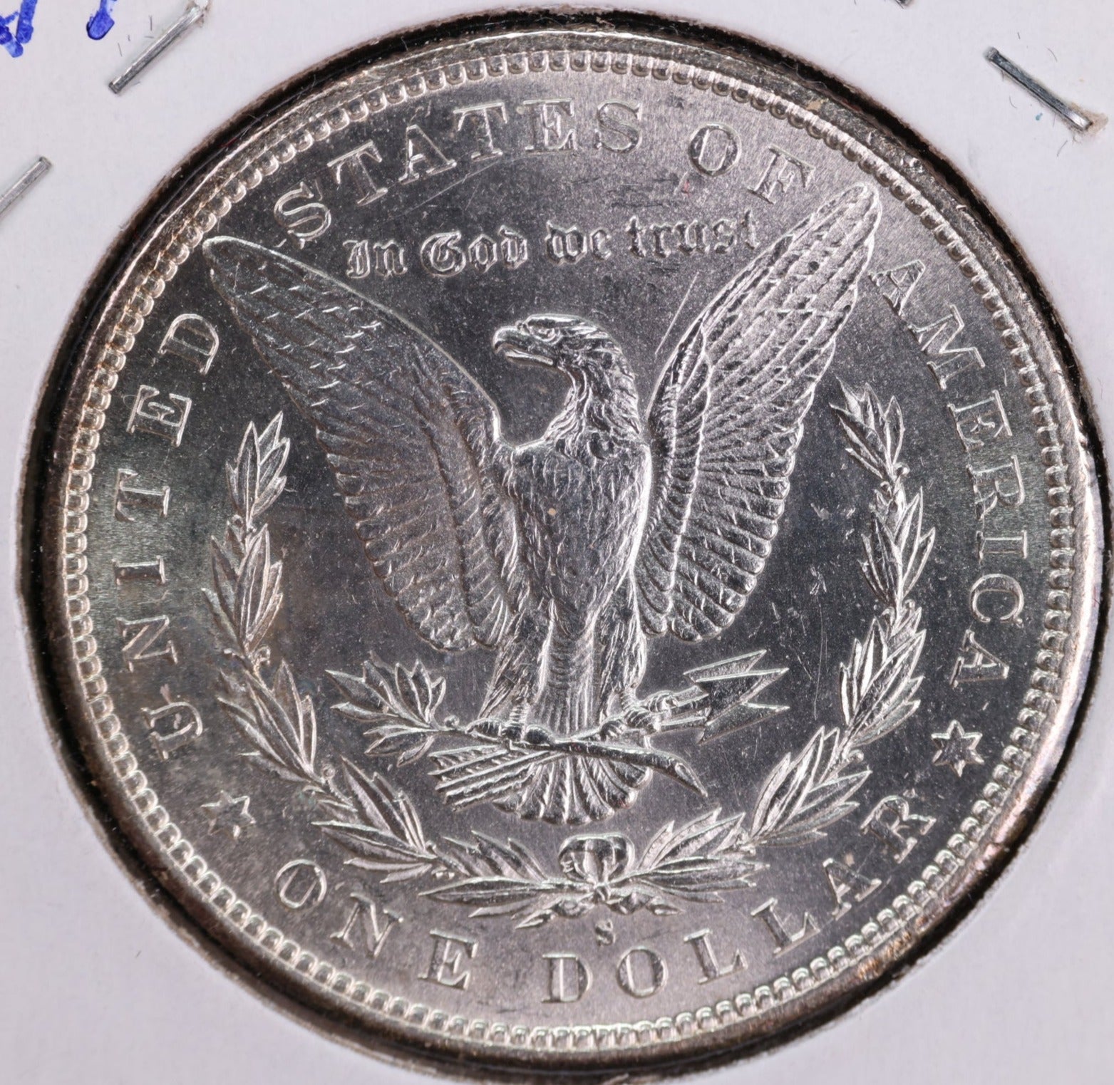 1887-S Morgan Dollar, Mint State Uncirculated Coin, Store #DR0050