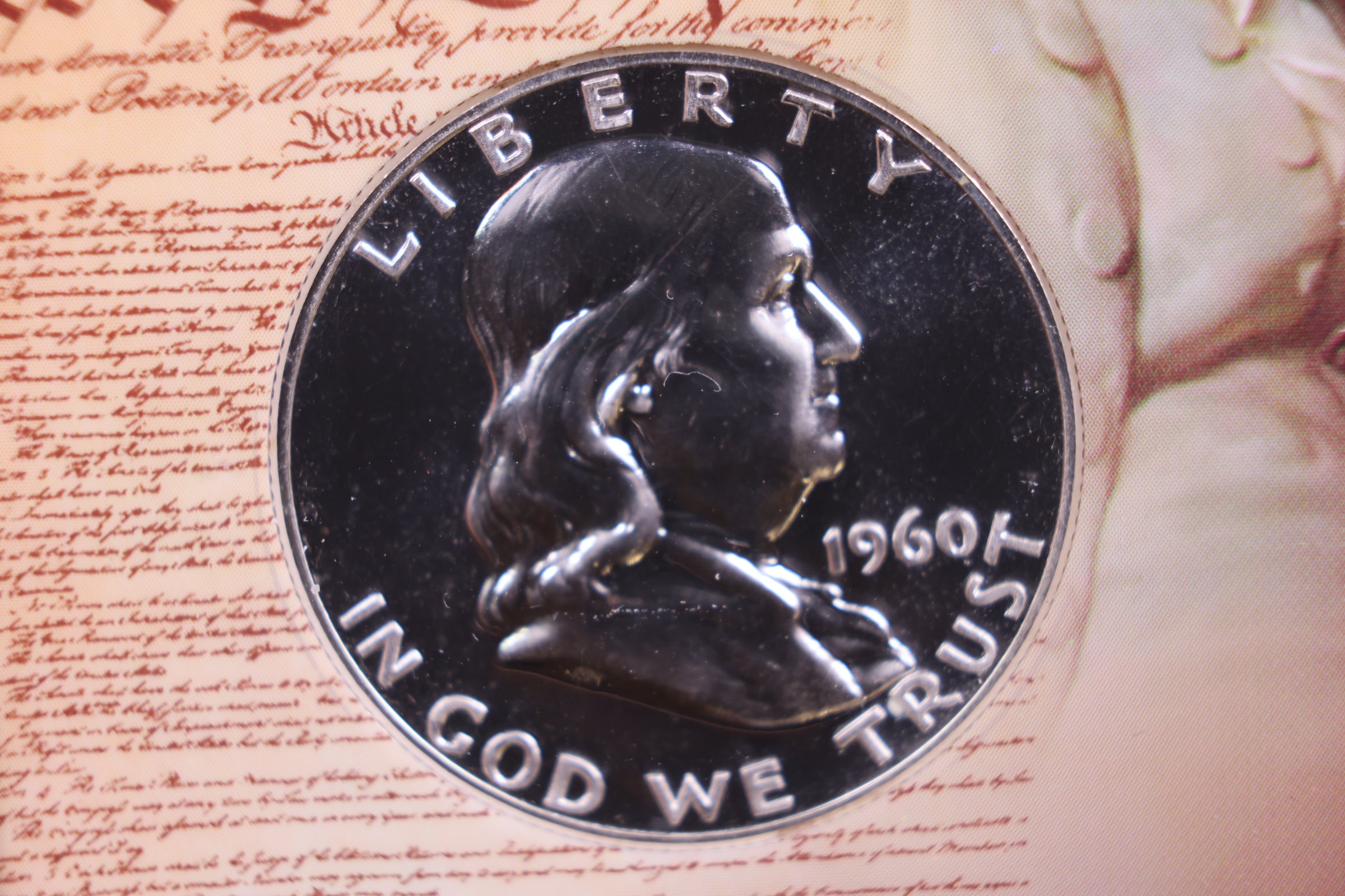 1960 Franklin Half Dollar, Superb Gem Proof Strike, NGC PF 67, Store #GHR063