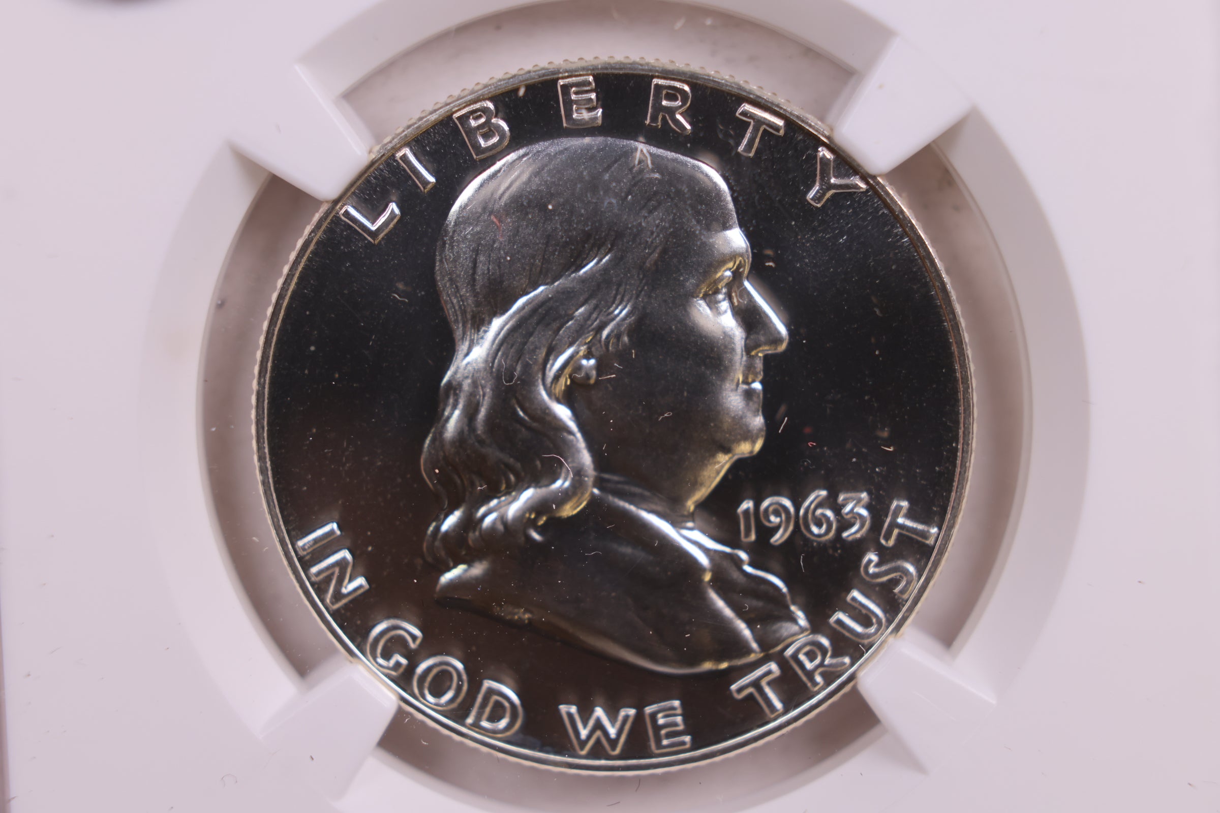 1963 Franklin Half Dollar, Superb Gem Proof NGC PF 68, Store #GHR074