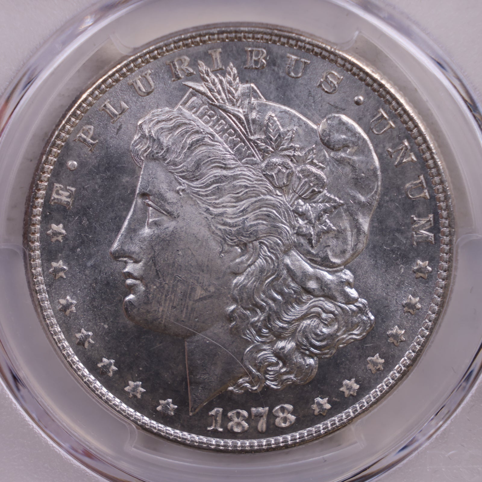 1878 8 T.F. Morgan Silver Dollar., PCGS MS-63., Store SALE #GDR0195.