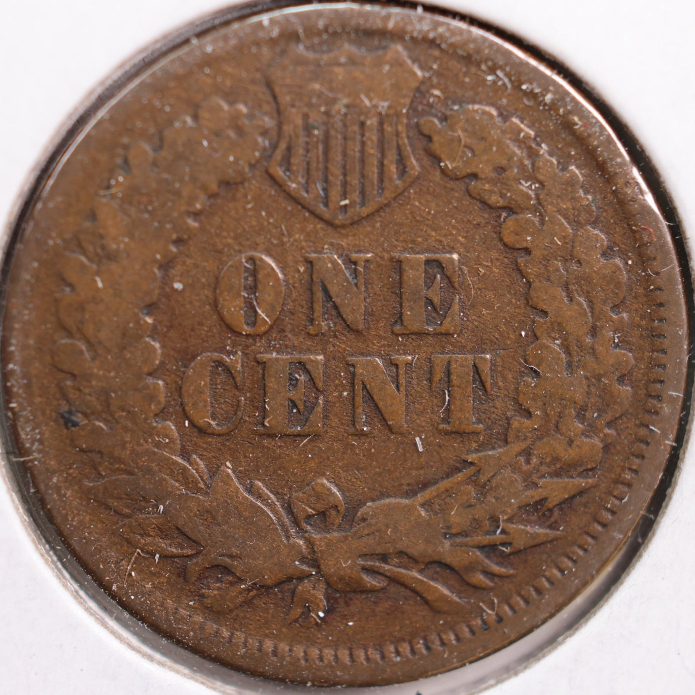 1874 Indian Head Cent, Very Good+ Circulated Coin, Store #CT0791
