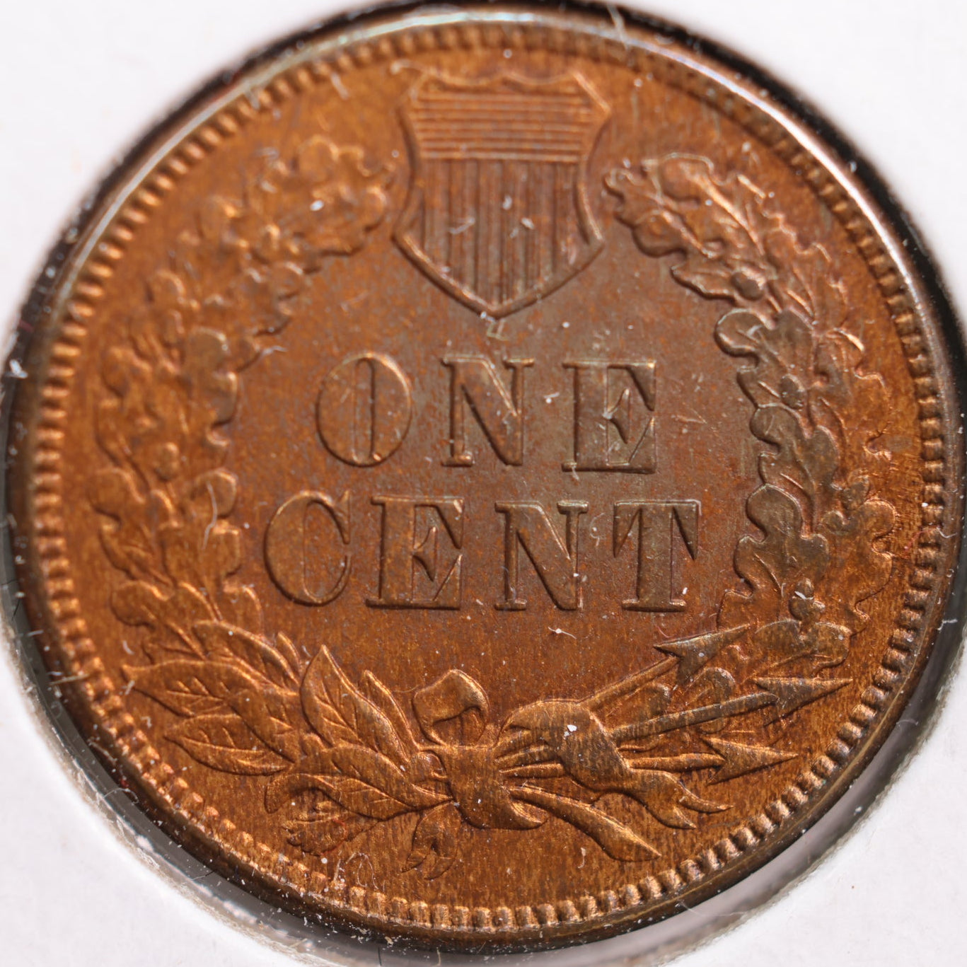 1875 Indian Head Cent, Mint State Uncirculated Coin, Store #CT0797