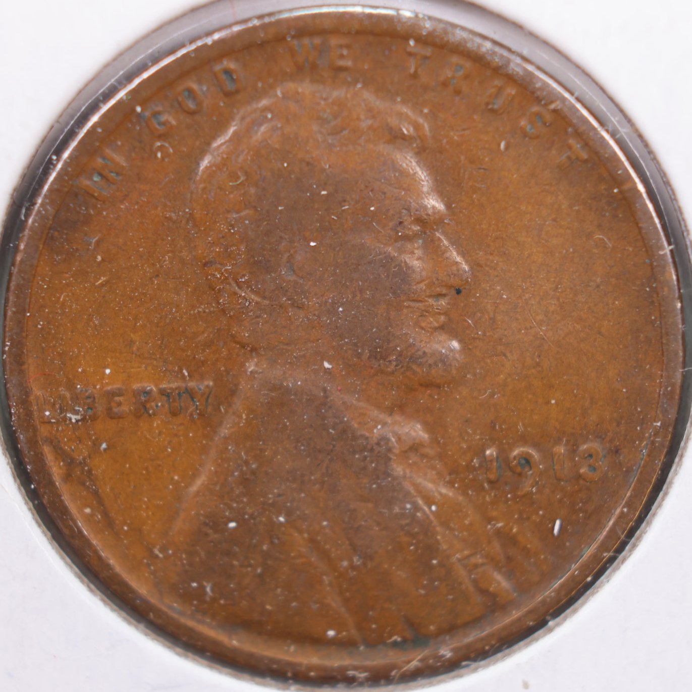 1913 Lincoln Wheat Cent, Fine Circulated Coin, Store #CT0182