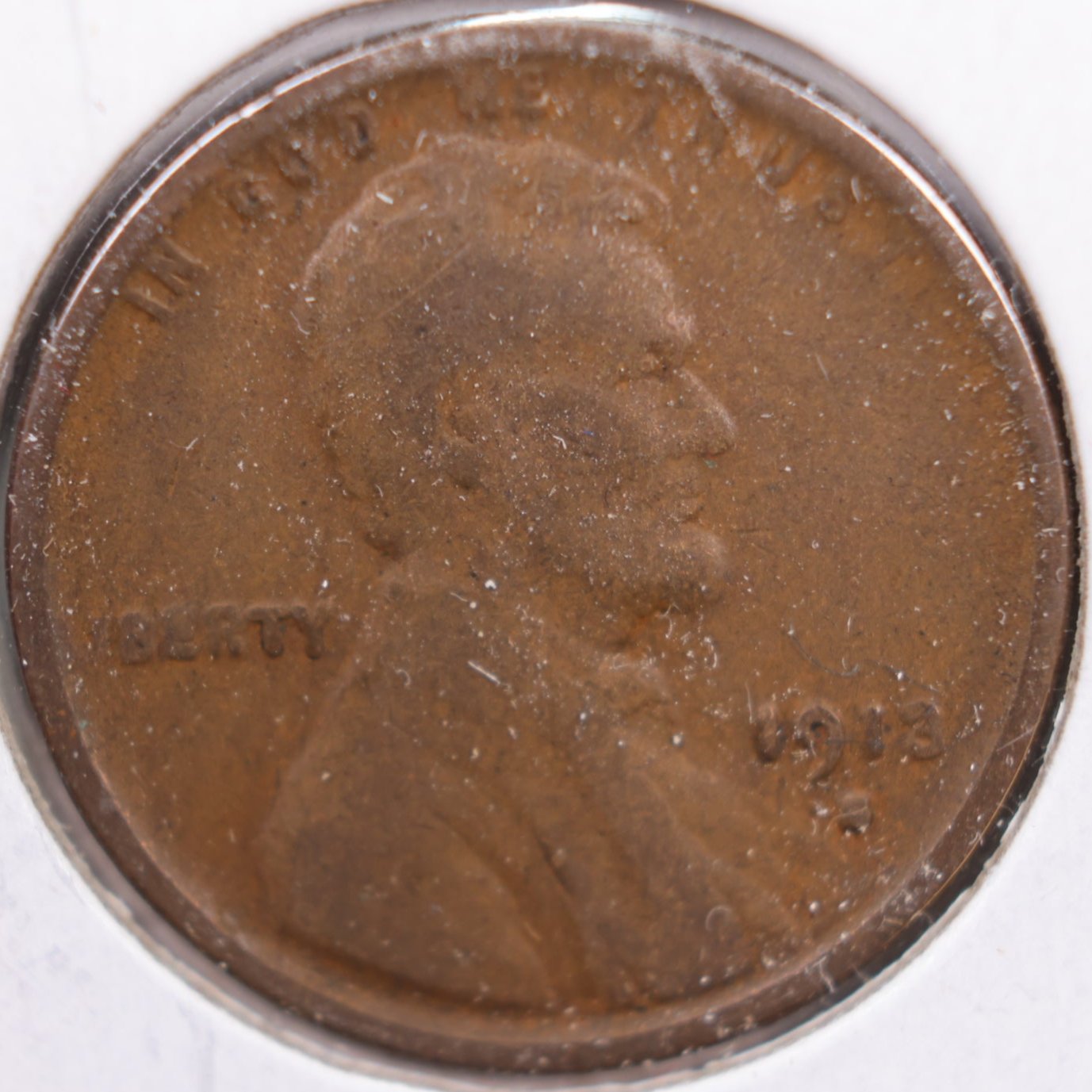 1913-S Lincoln Cent, Fine Circulated Coin, Store #CT0189