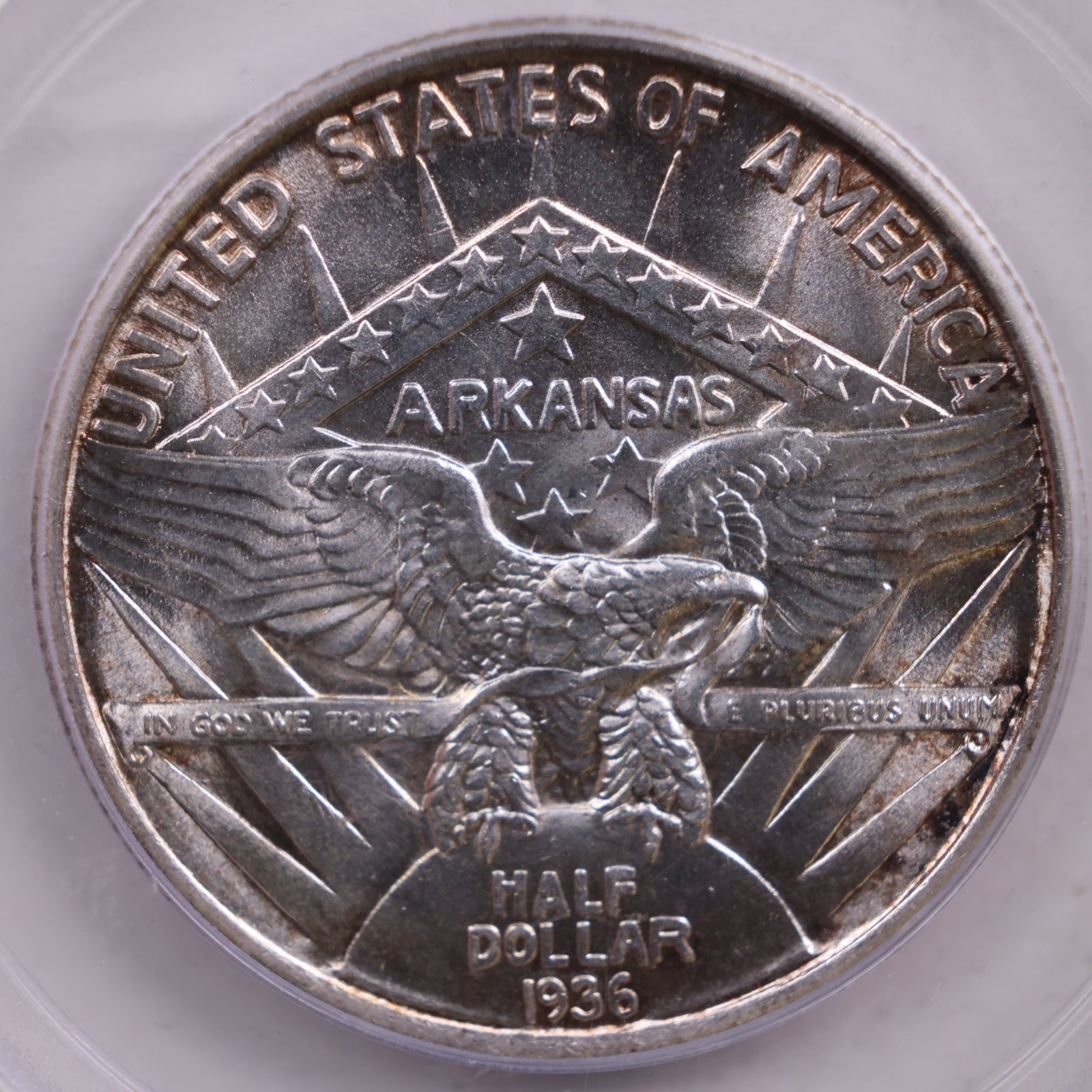 1936 Robinson Silver Half Dollar Commemorative., PCGS MS63., Store #GEC0045.