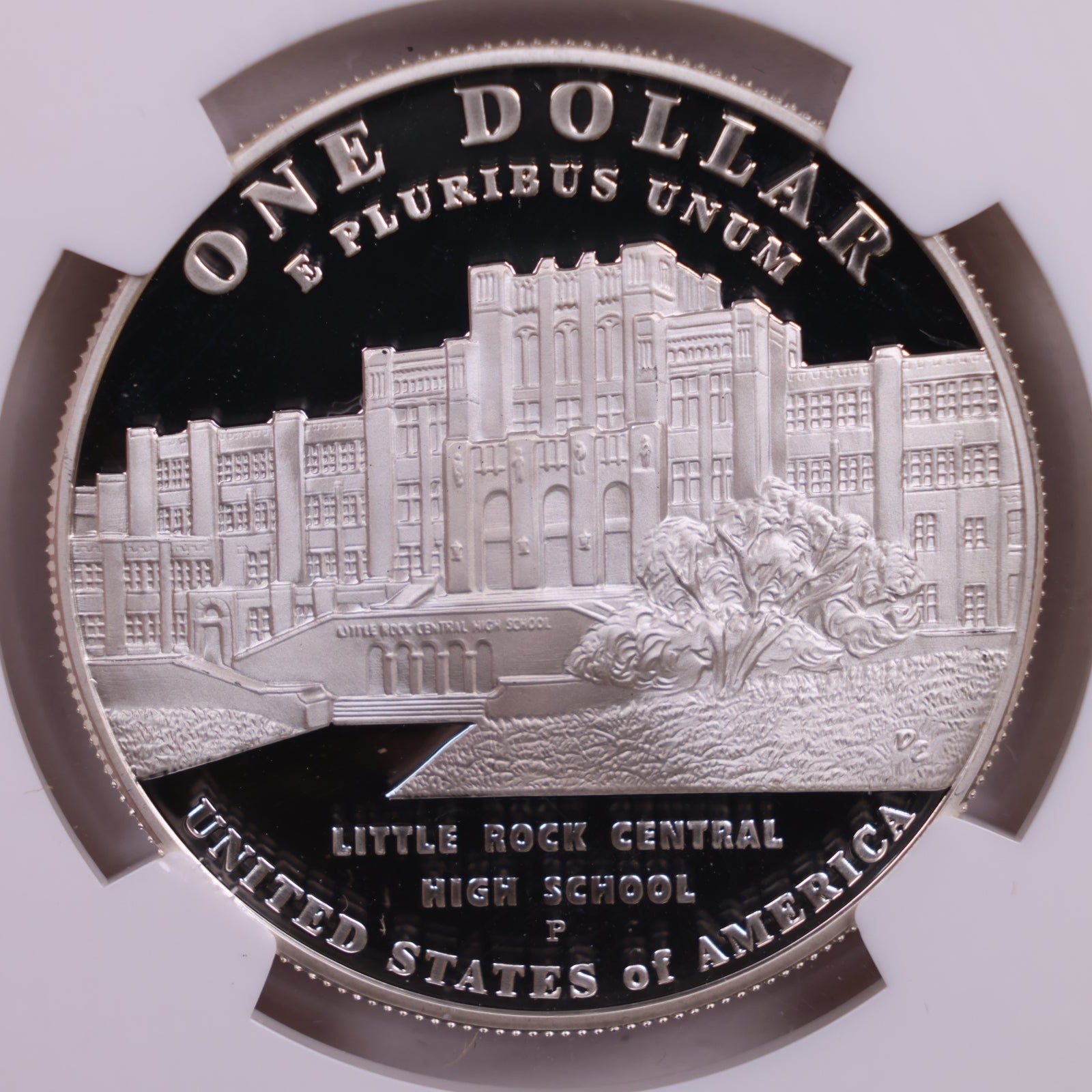 2007-P Little Rock School Desegregation Commem, NGC PF-69, Store #GMC189