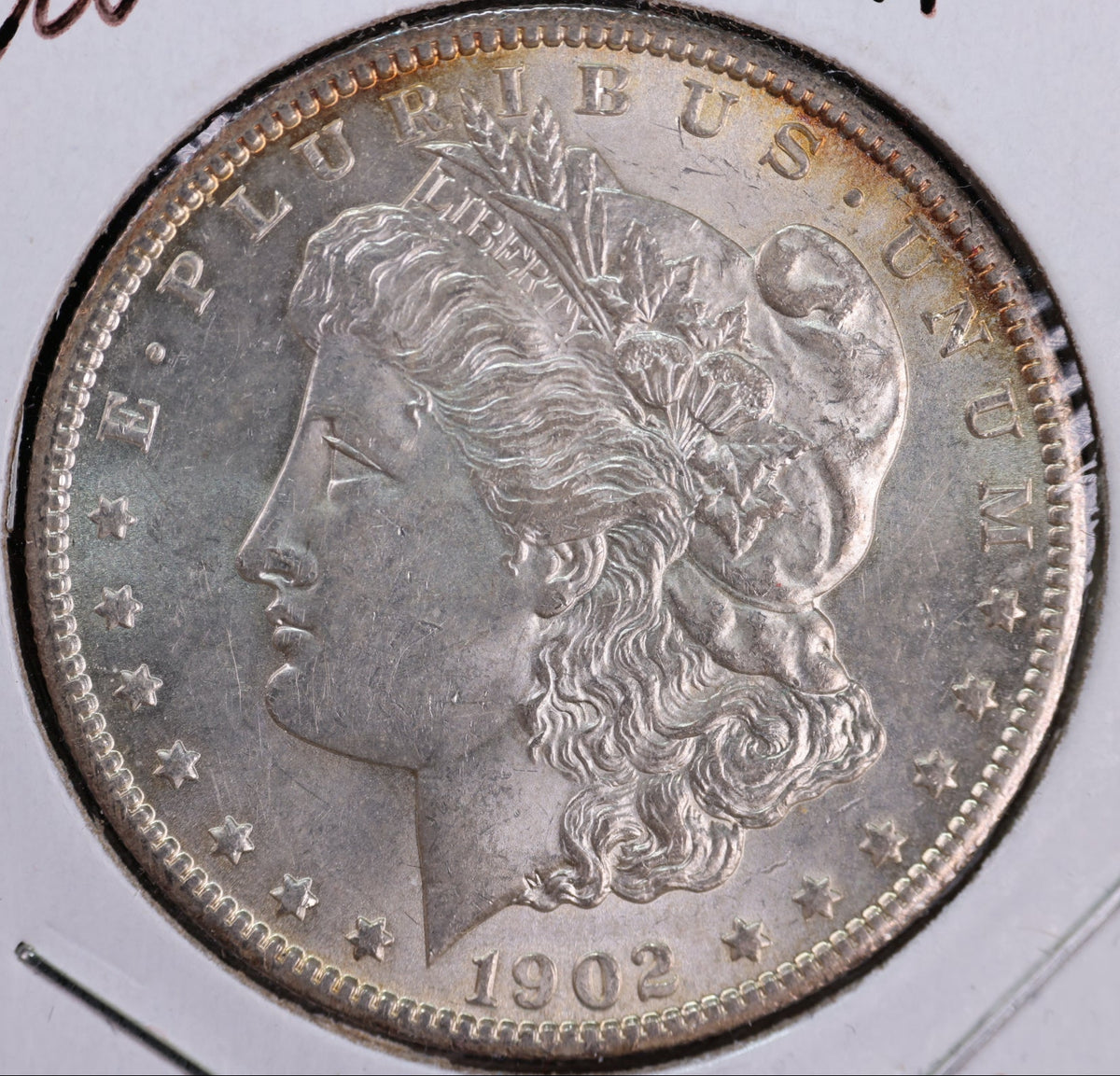 1902-S Morgan Silver Dollar, Mint State, Uncirculated Condition., Store #DR0526.