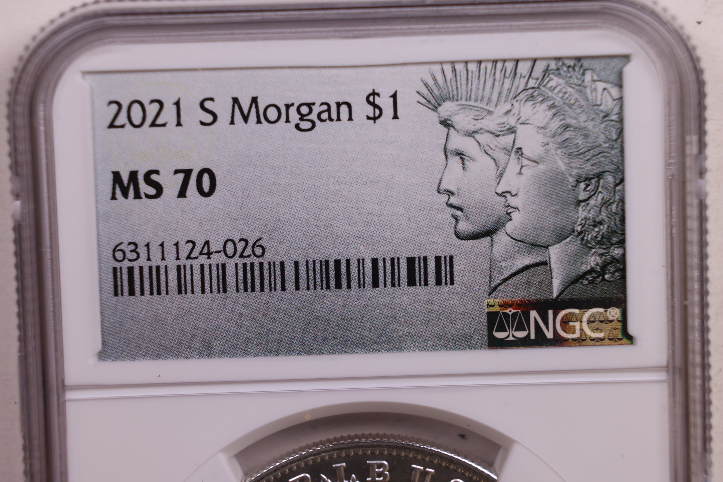 2021-S Morgan Silver Dollar, NGC MS-70, Store #GMC203
